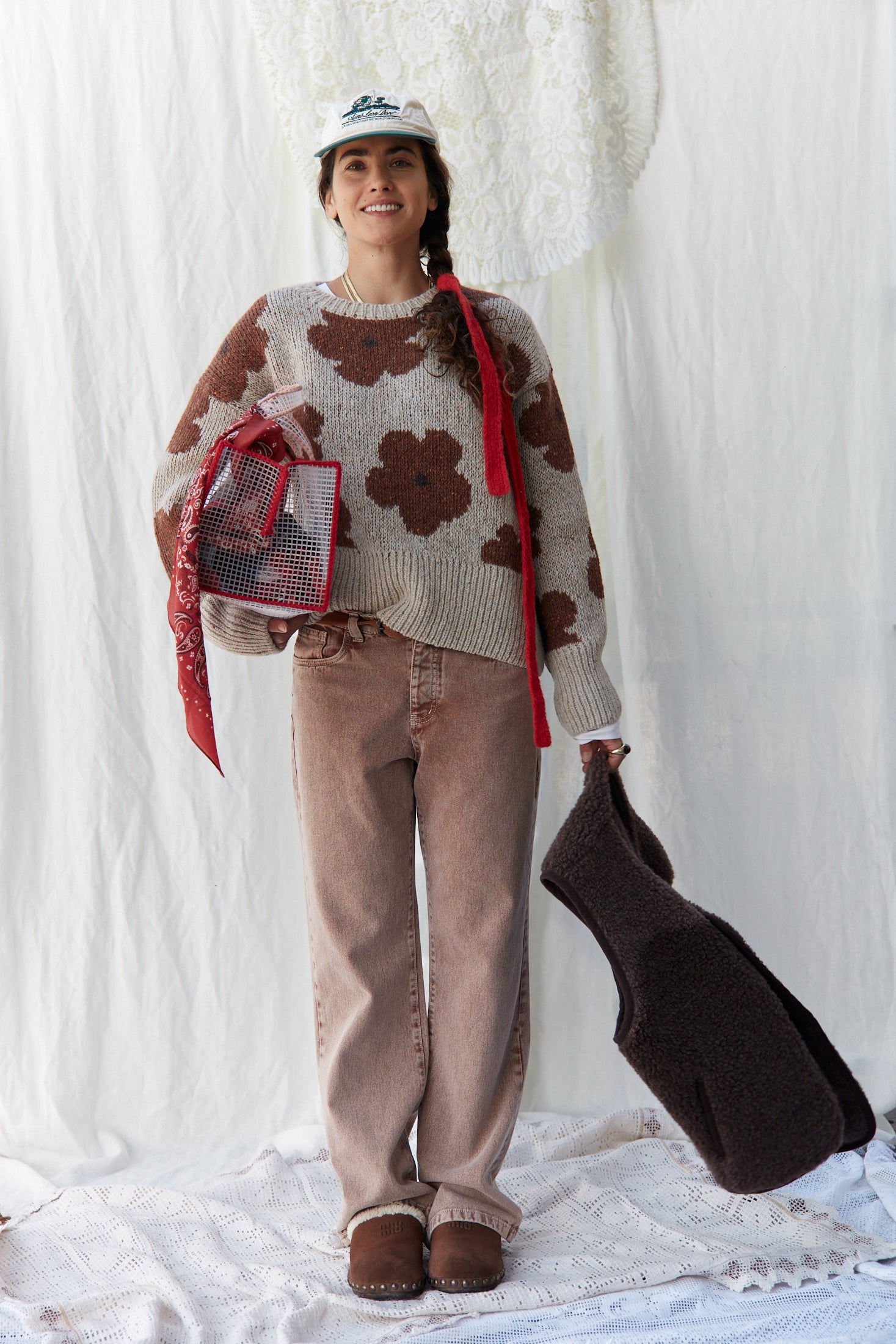 Sweter Cloud Dark Flowers - 6