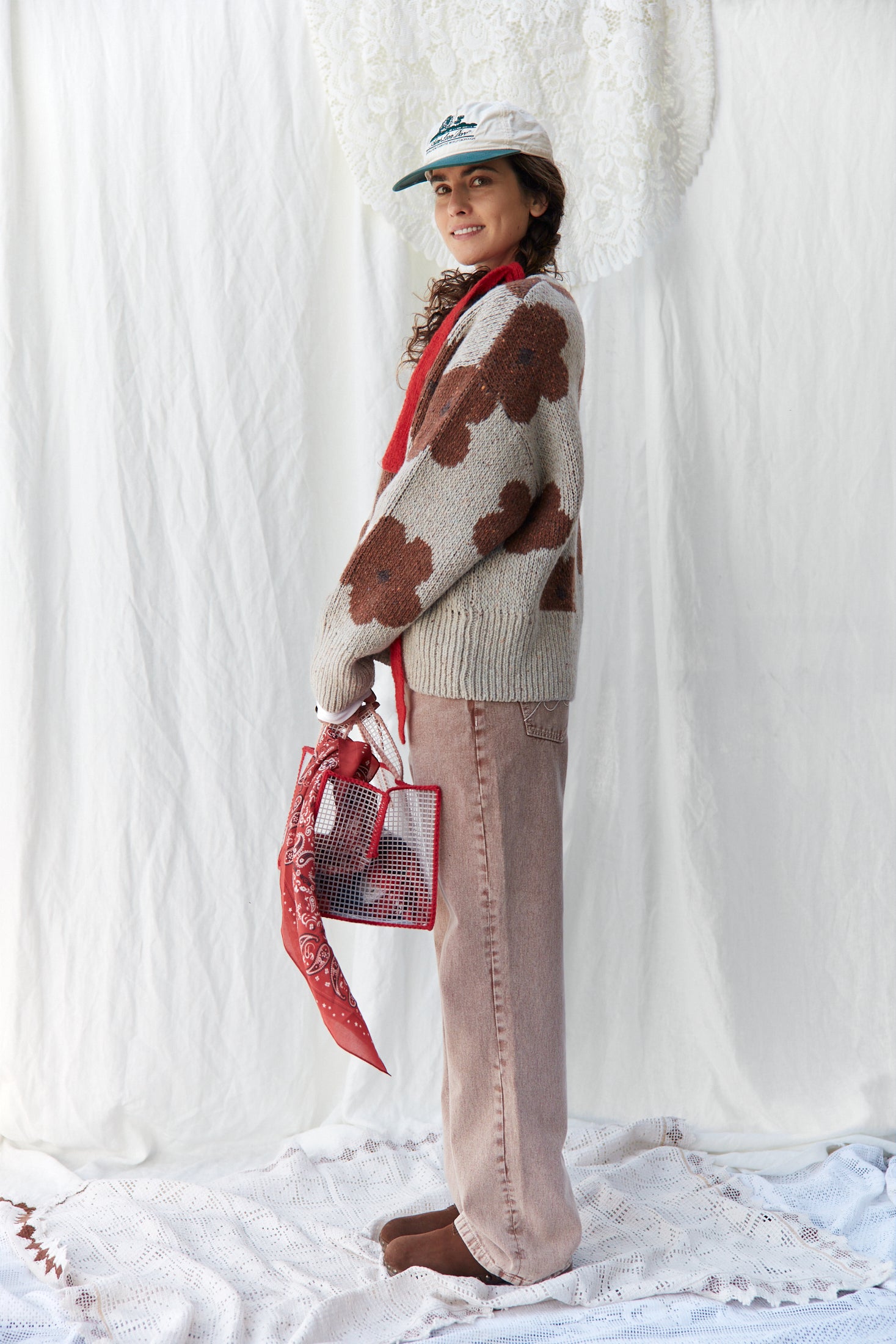 Sweter Cloud Dark Flowers - 8