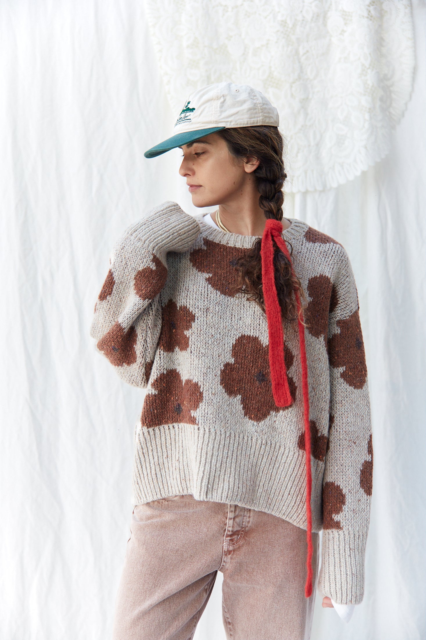 Sweter Cloud Dark Flowers - 9