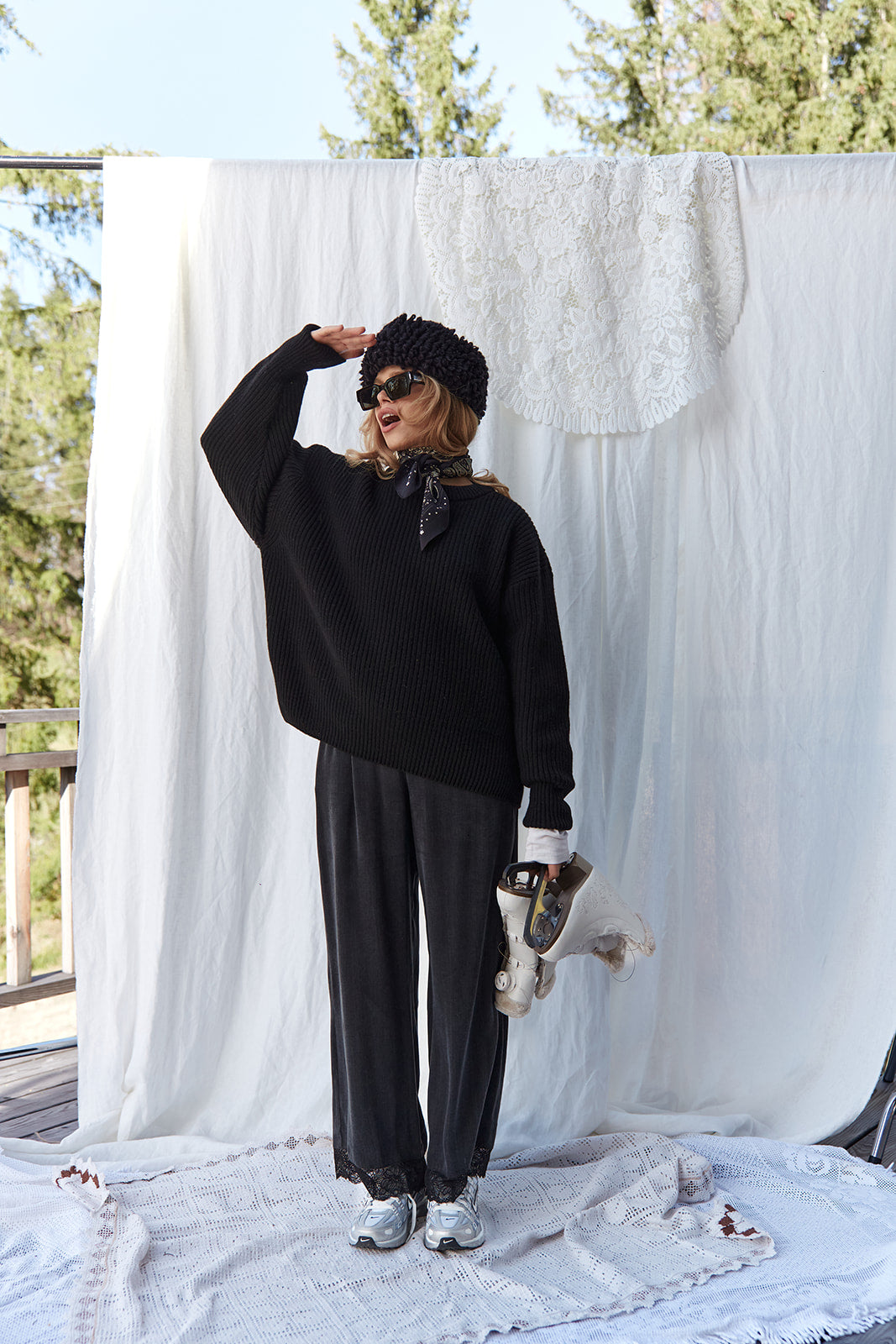 Spodnie Tima Black - 9