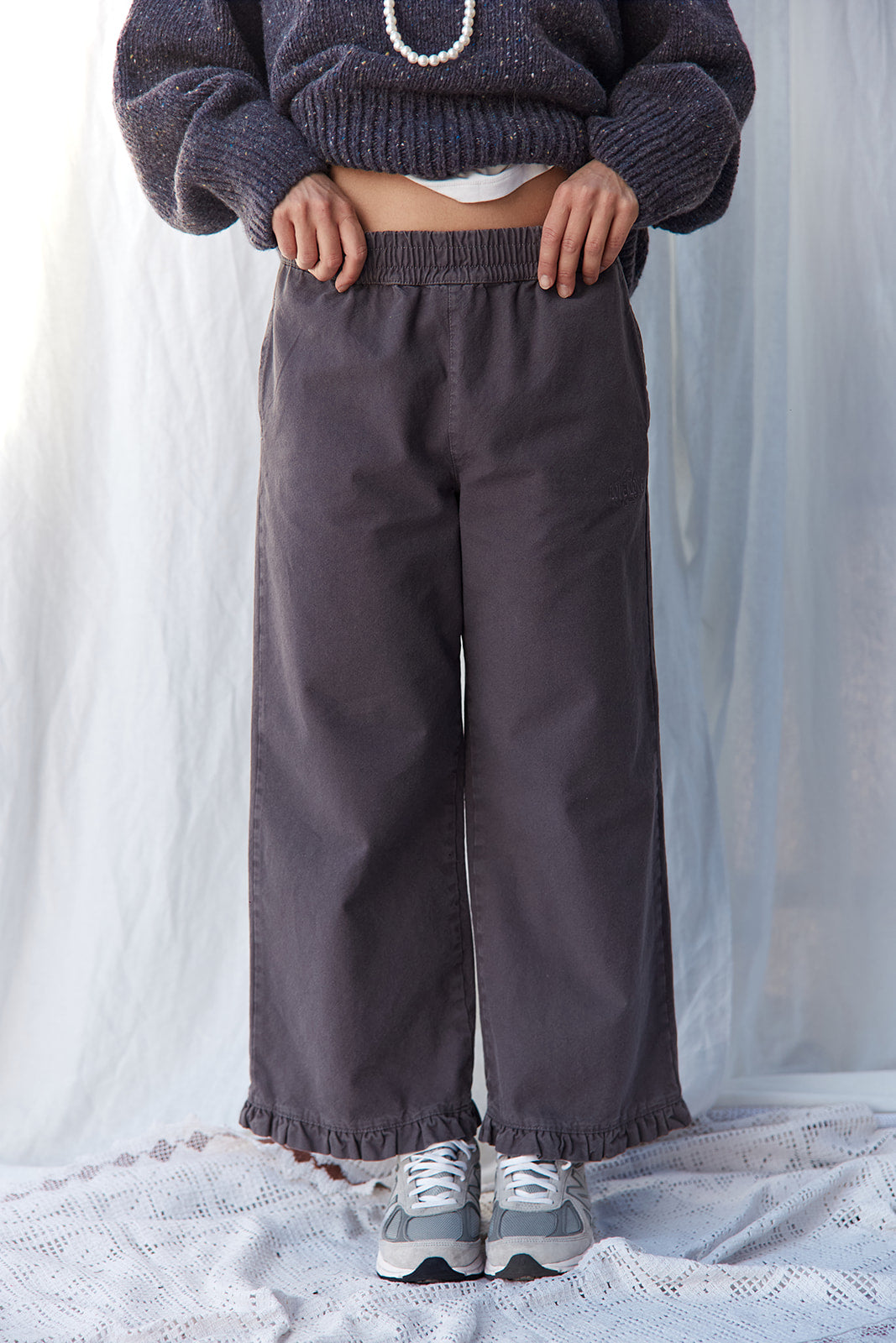 Spodnie Capri Long Gray - 8