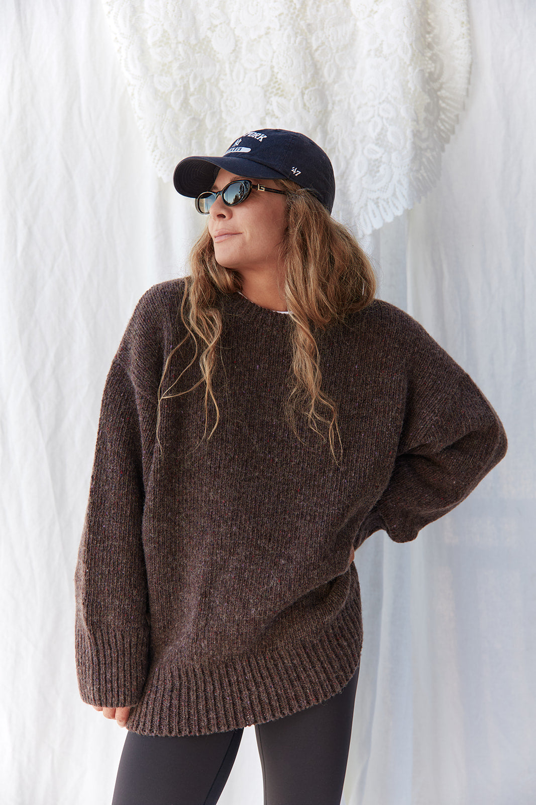 Sweter Cloud Long Chocolate