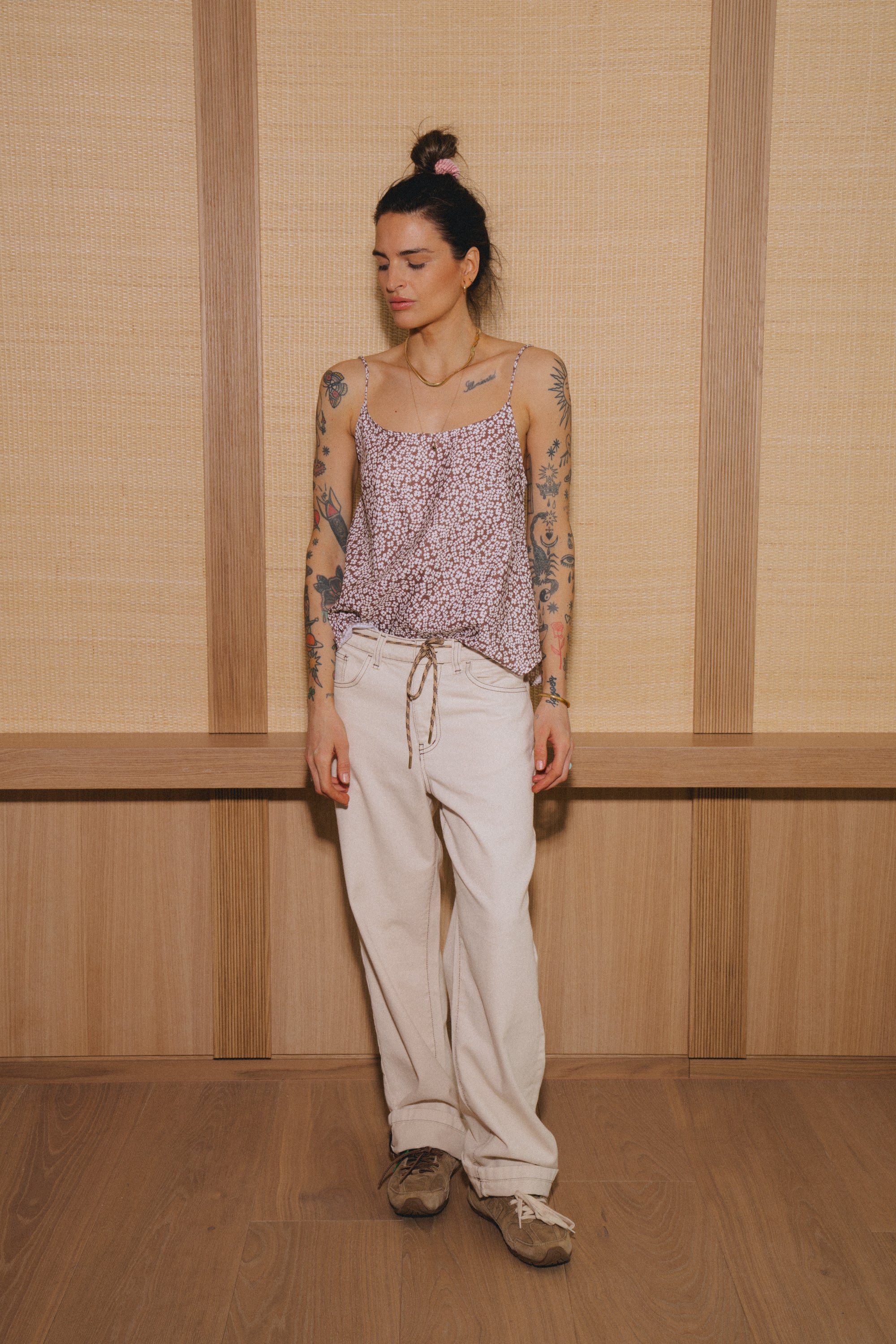 Sofia Ecru Pants - 1