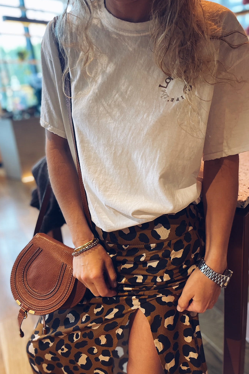 Spódnica Barcelona Brown Leopard
