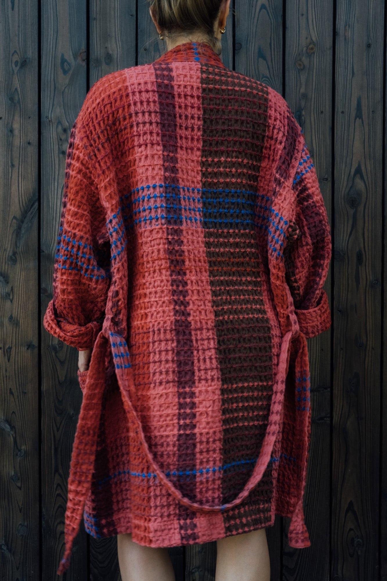 Szlafrok Red Waffle - 6
