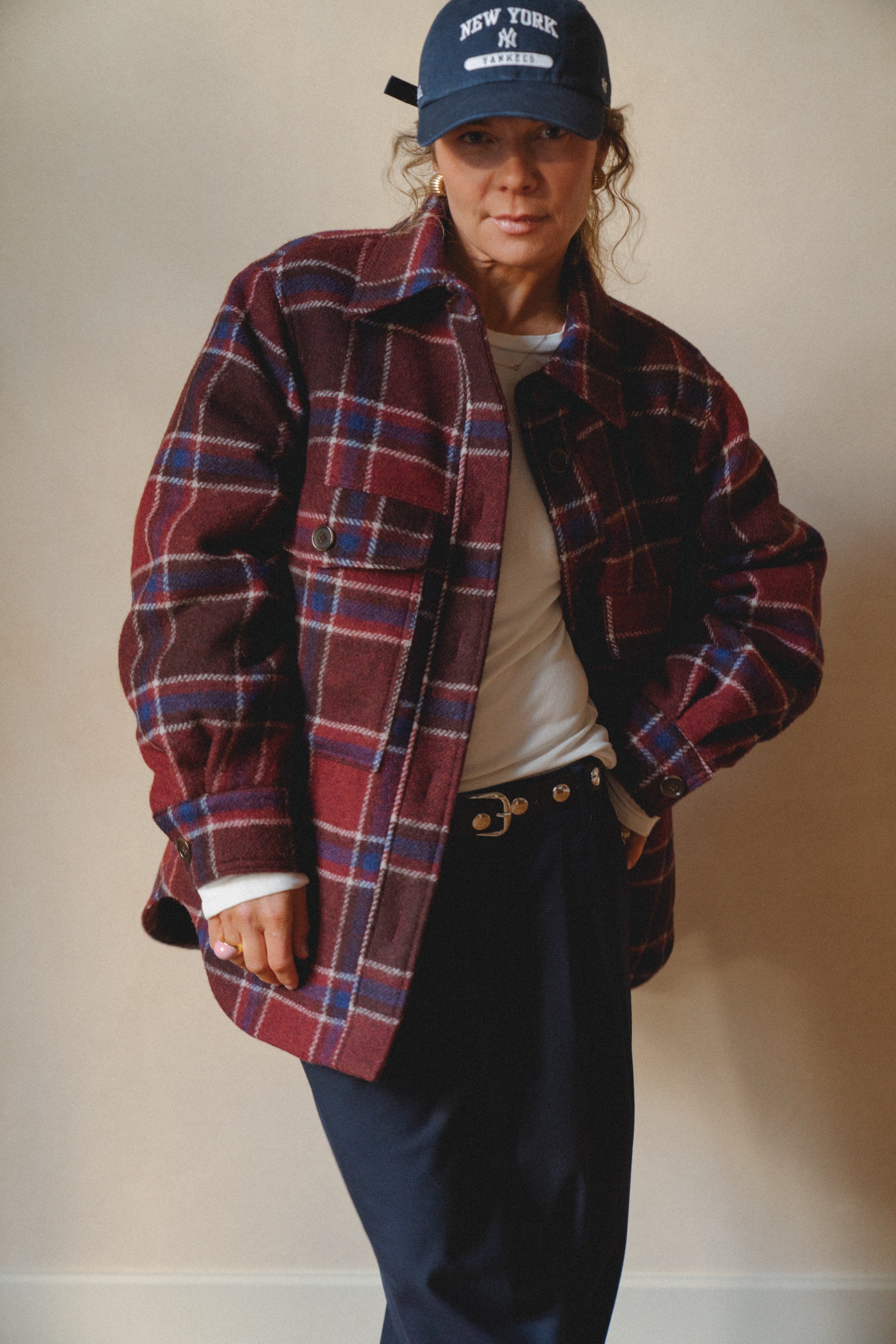 Haga Red Plaid Jacket - 7