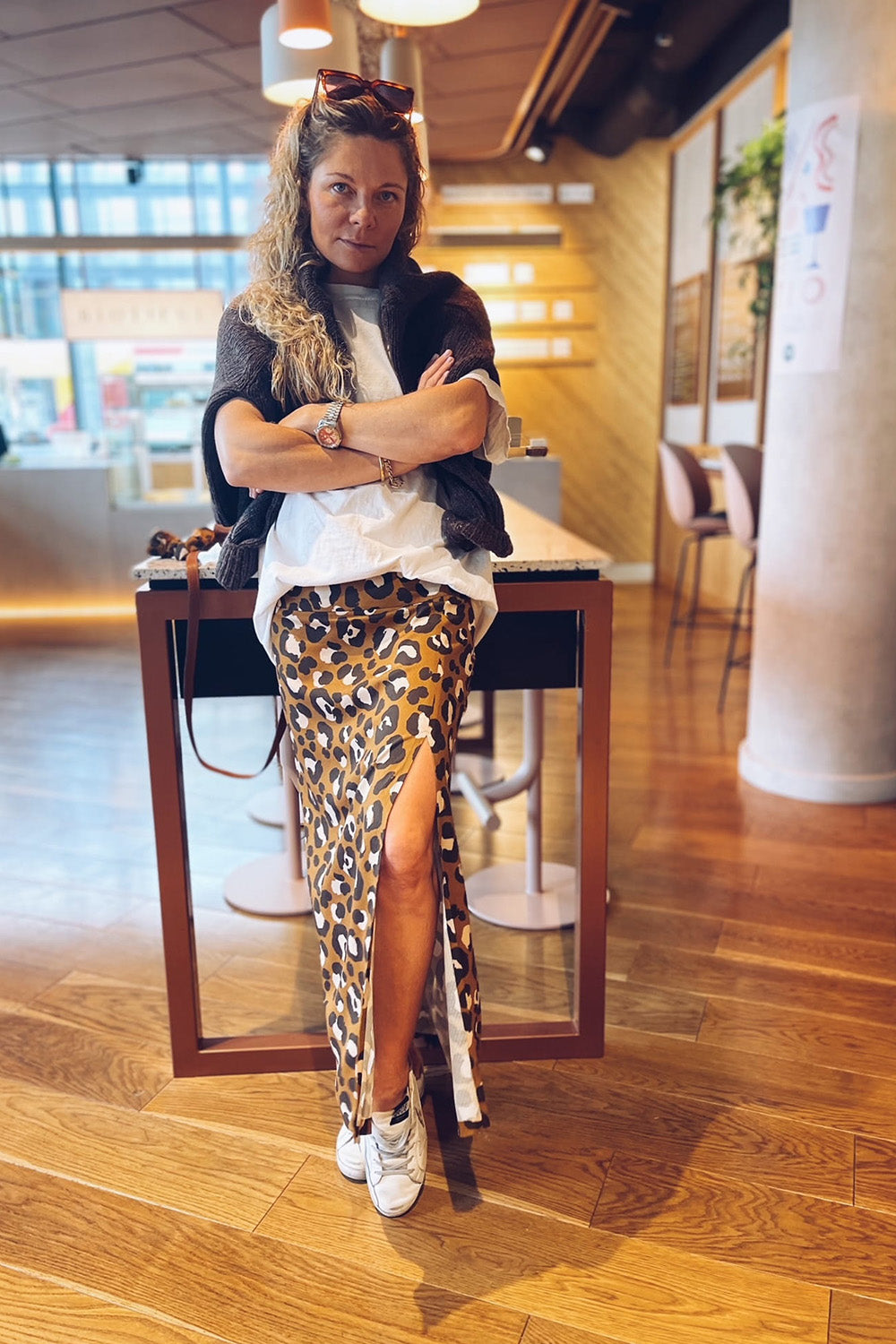 Spódnica Barcelona Brown Leopard