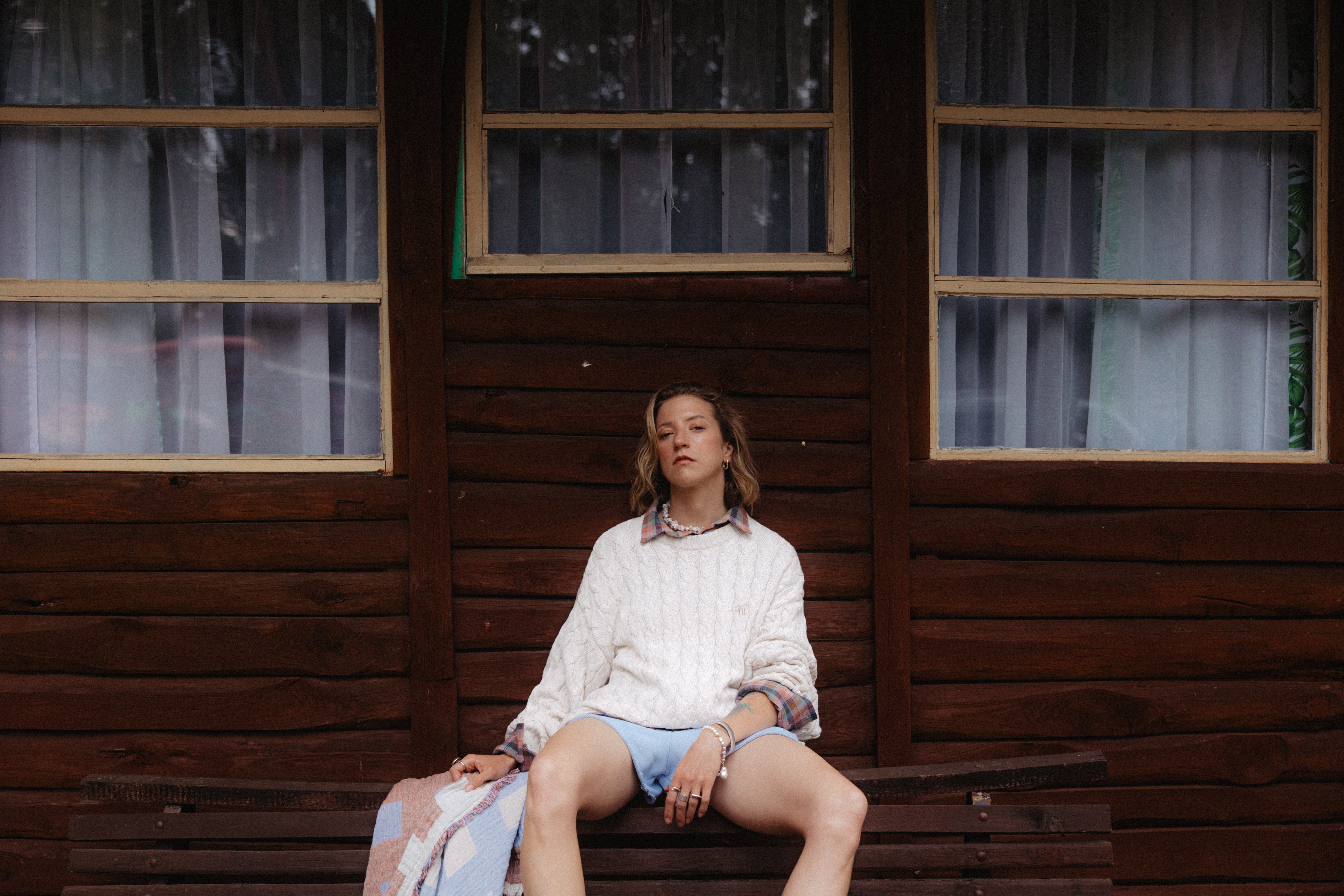 Monte Carlo Sweater Ecru x LARA - 12