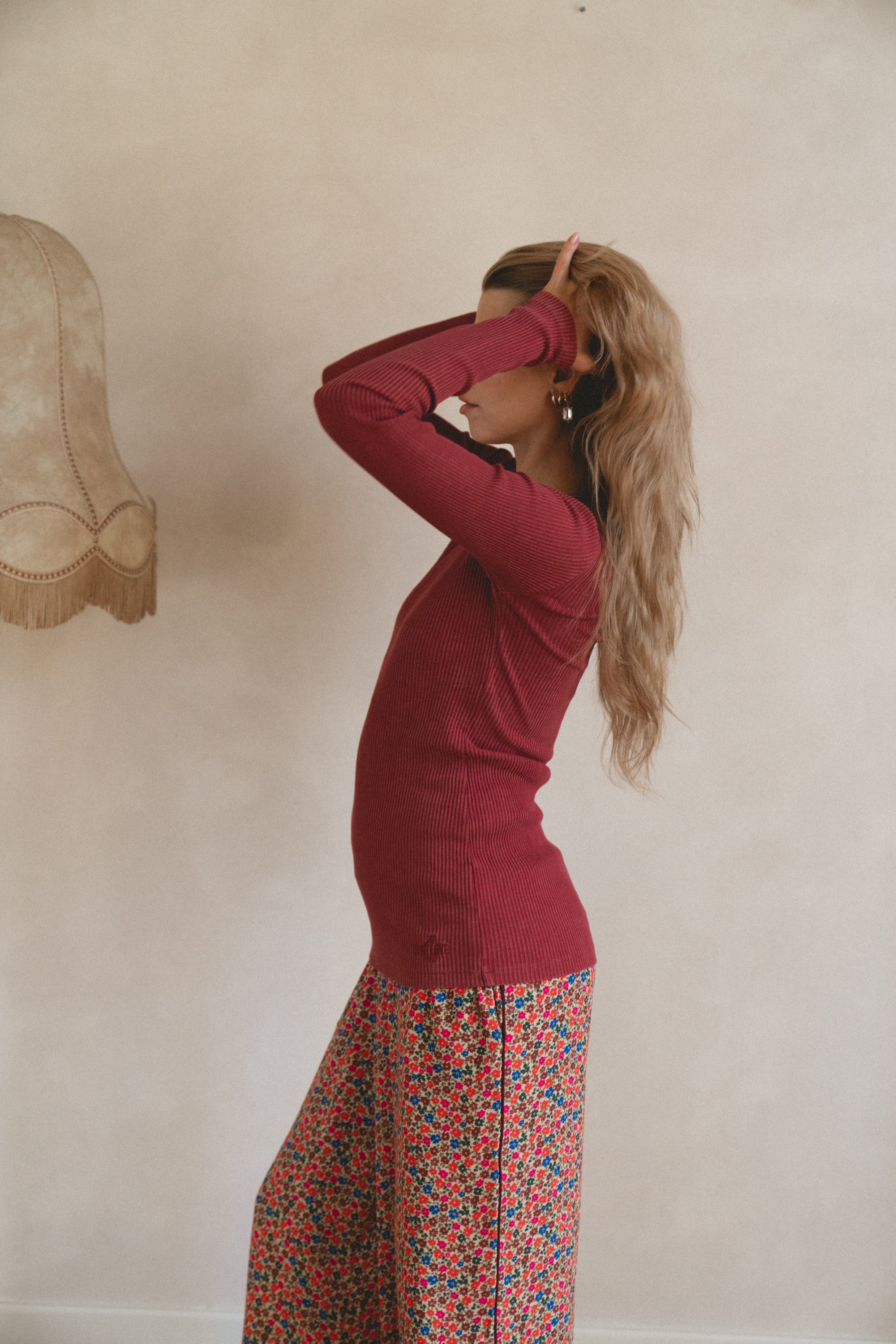 Longsleeve Linda Burgundy - 9