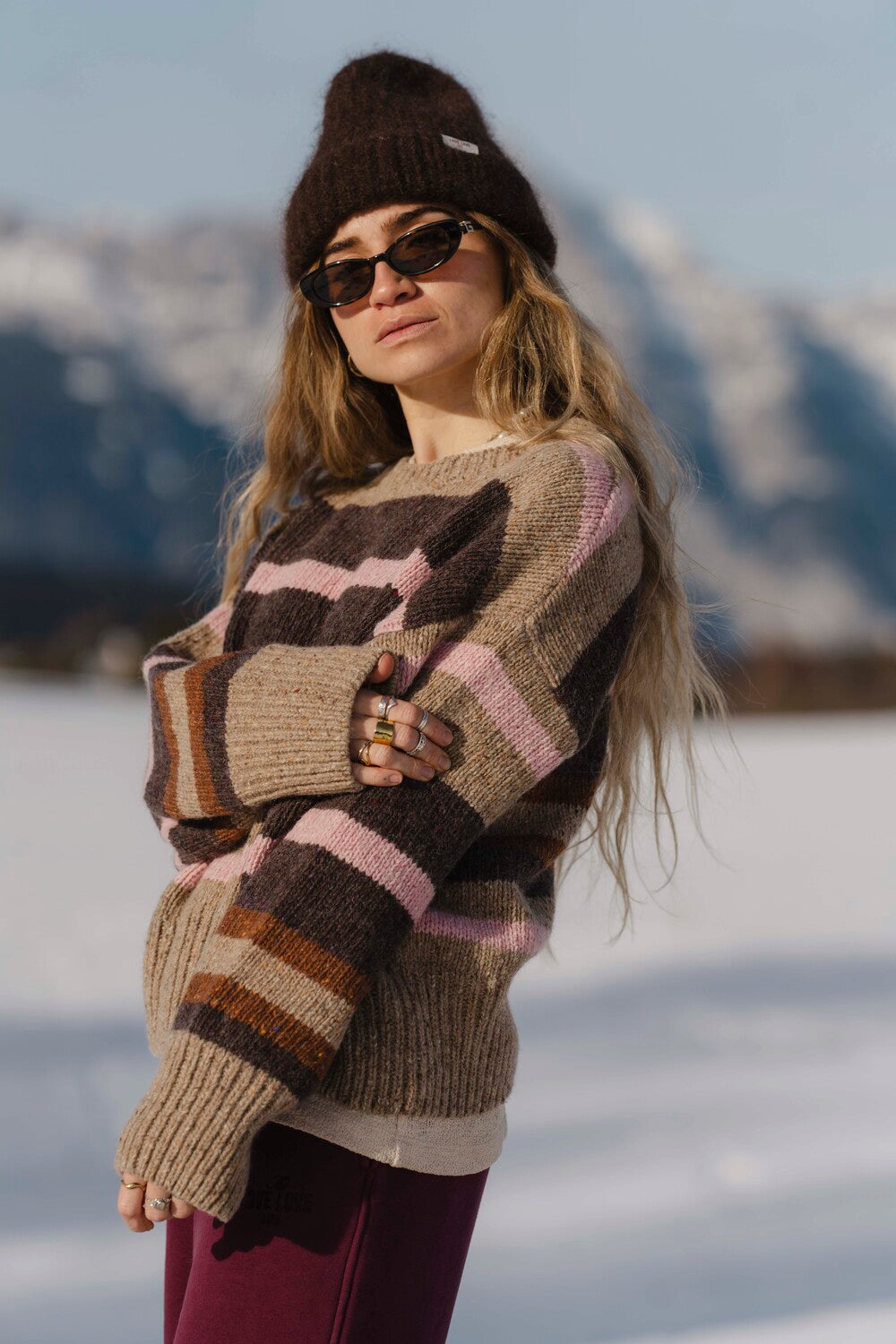 Cloud Misty Stripes Sweater