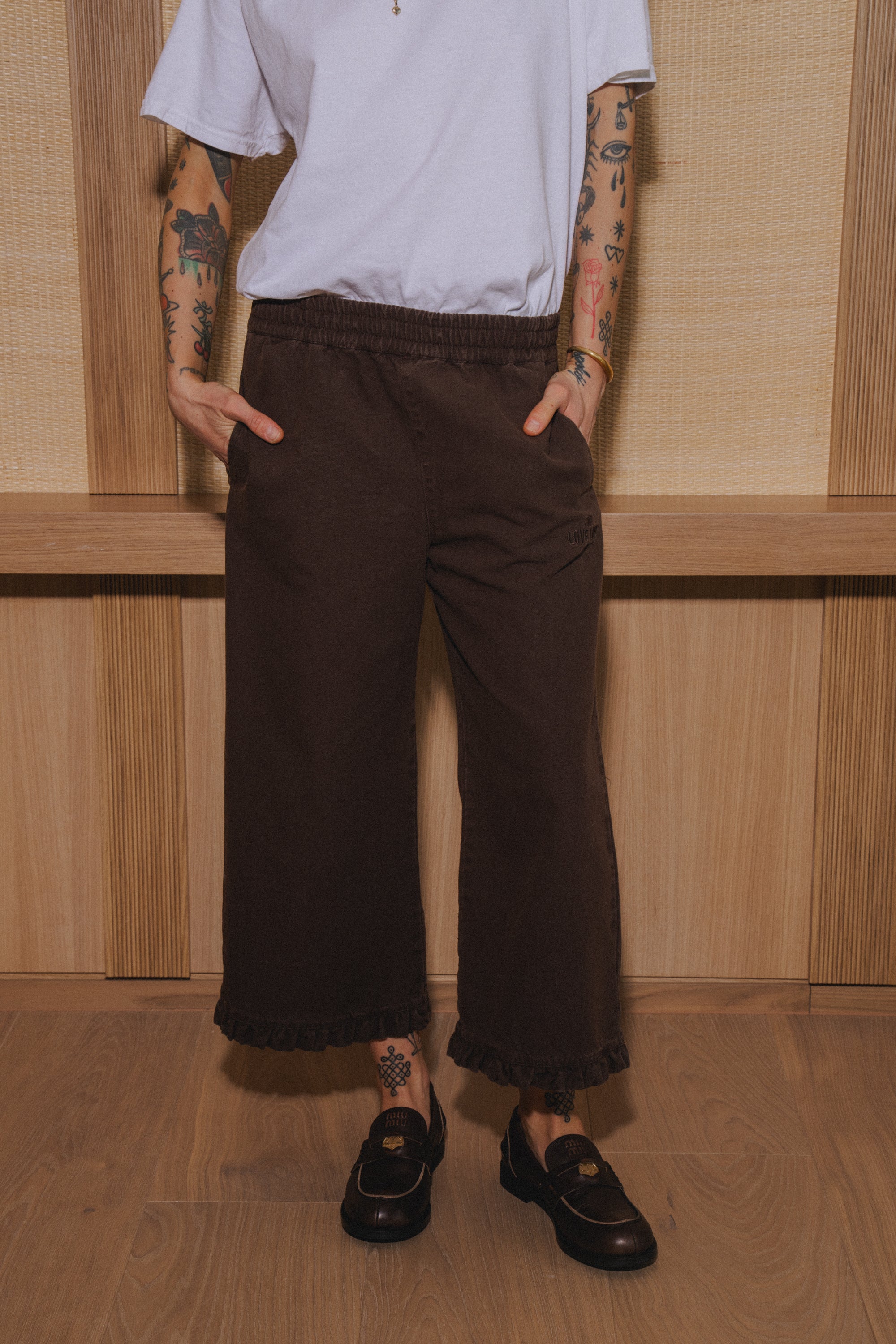 Spodnie Capri Street Brown - 21