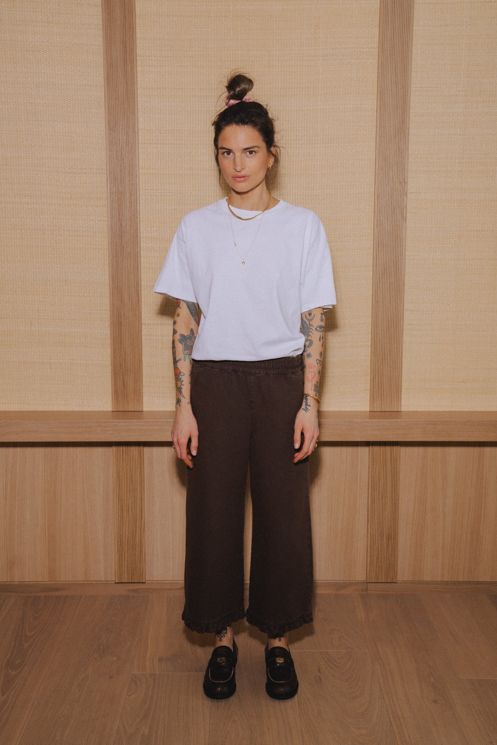 Spodnie Capri Street Brown - 17