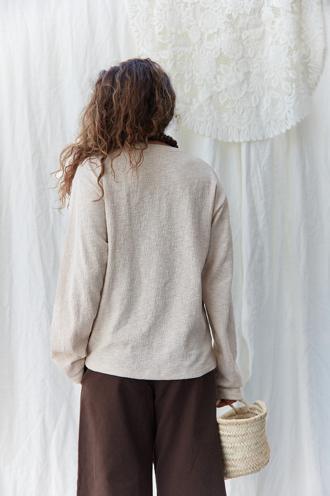 Spodnie Capri Long Brown - 3