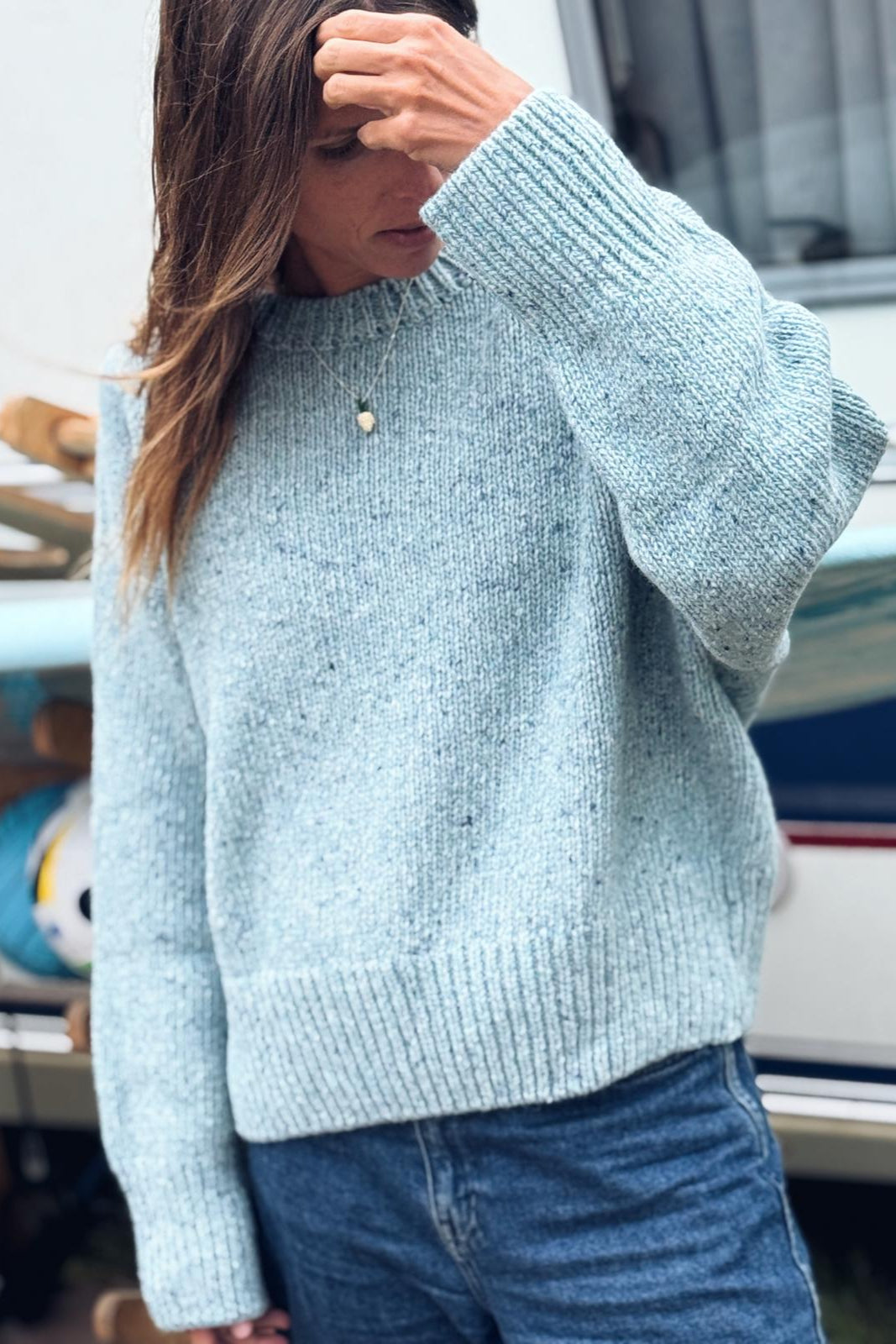Sweter Cloud Blue - 2