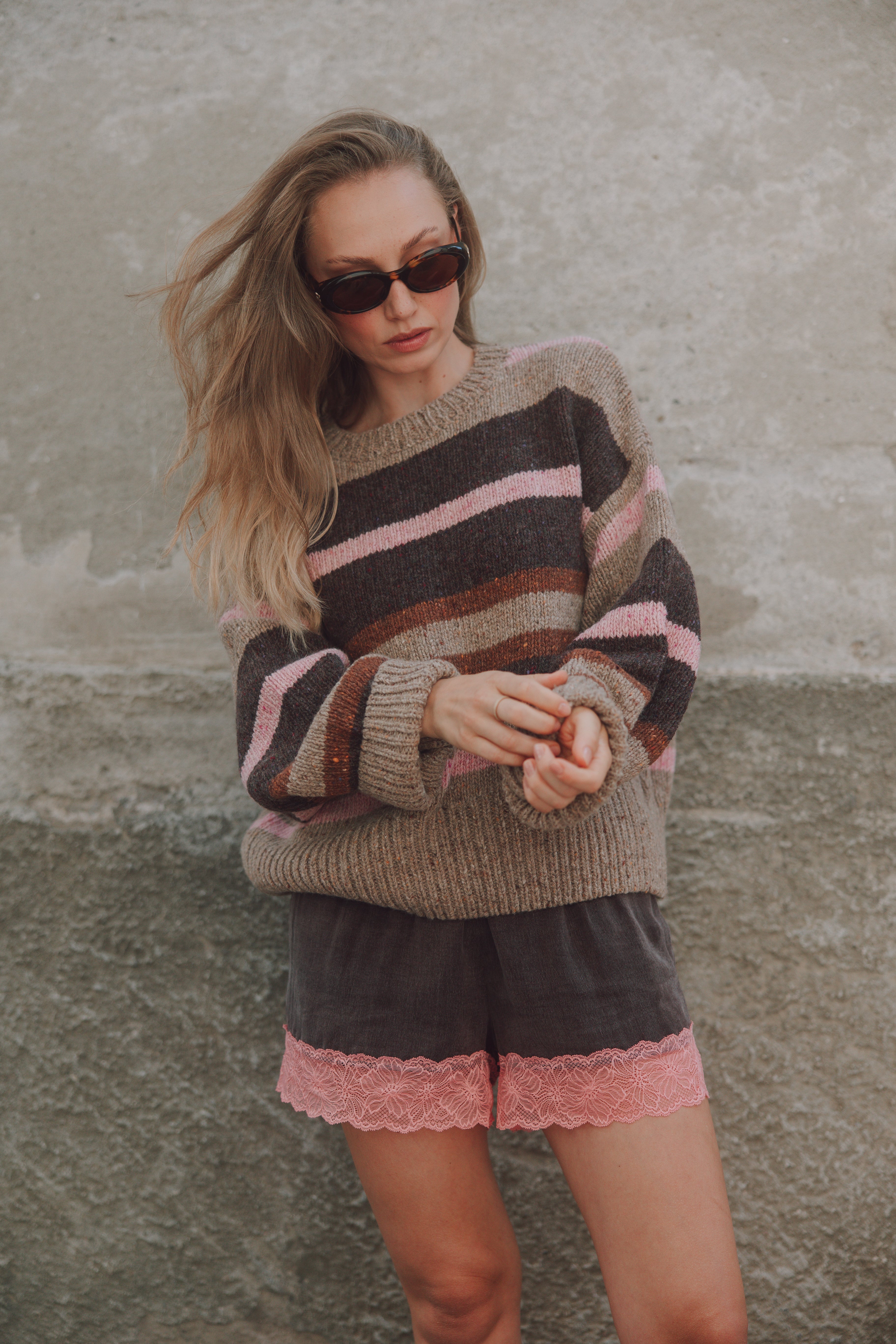 Spodenki Dola Brown Pink