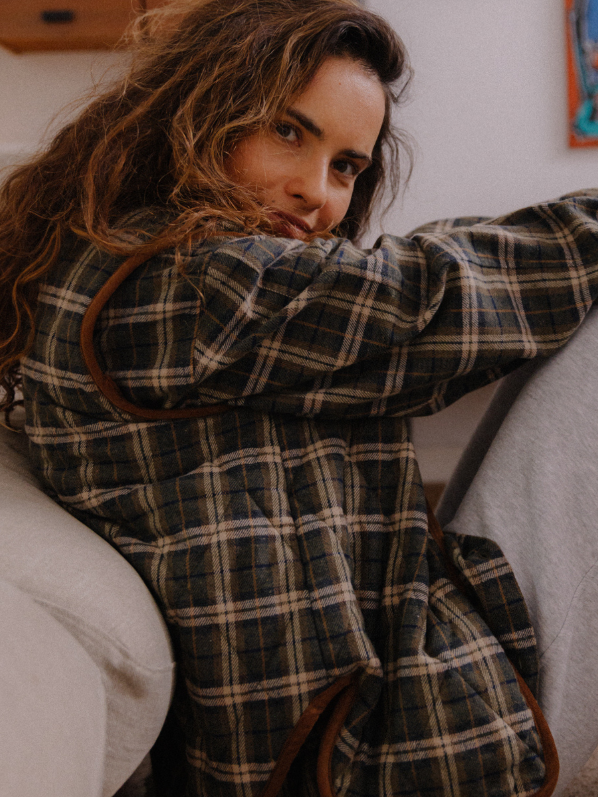 Kamizelka Tahoe Khaki Plaid - 6