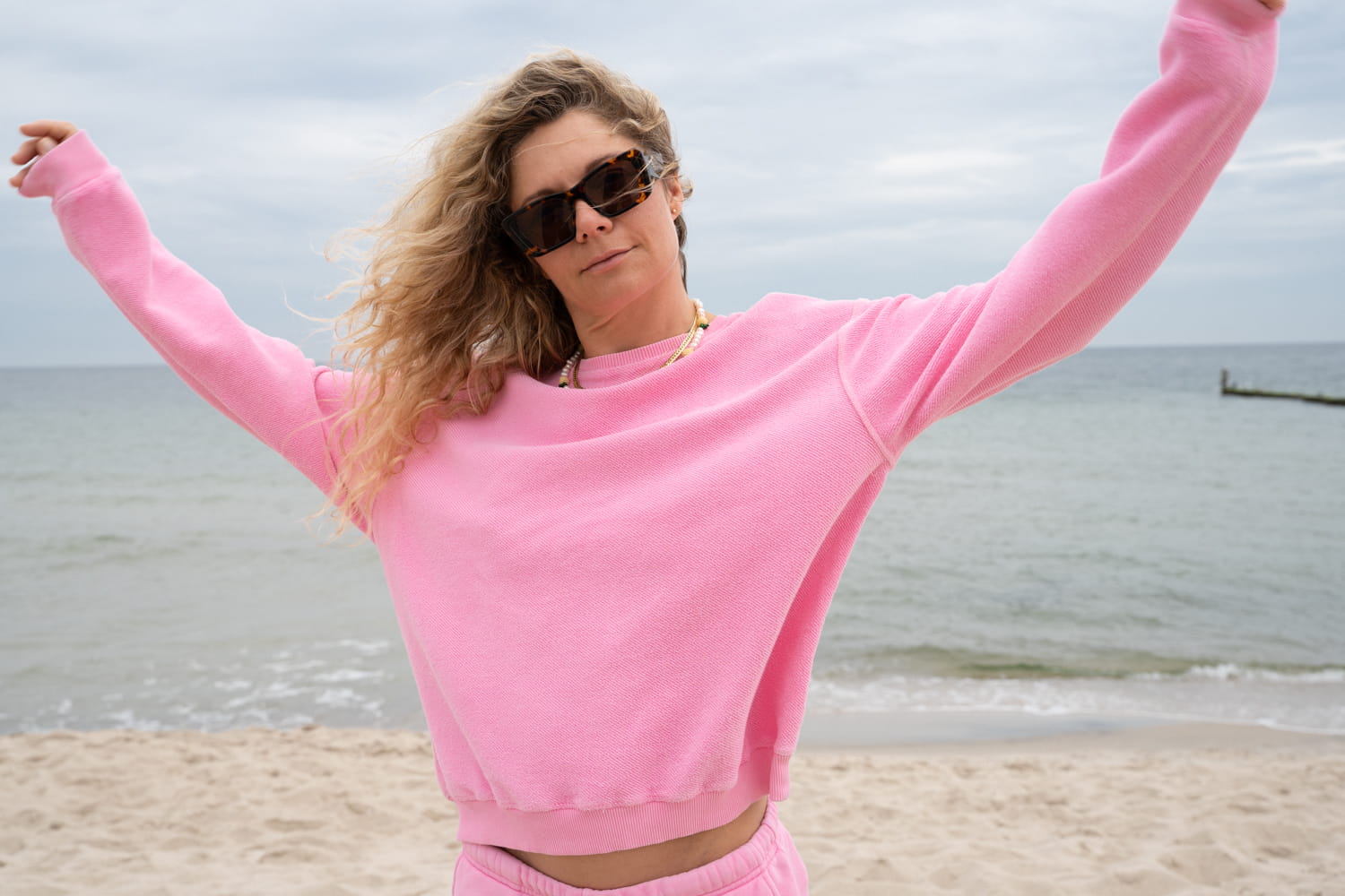 Nuuk Candy Pink sweatshirt