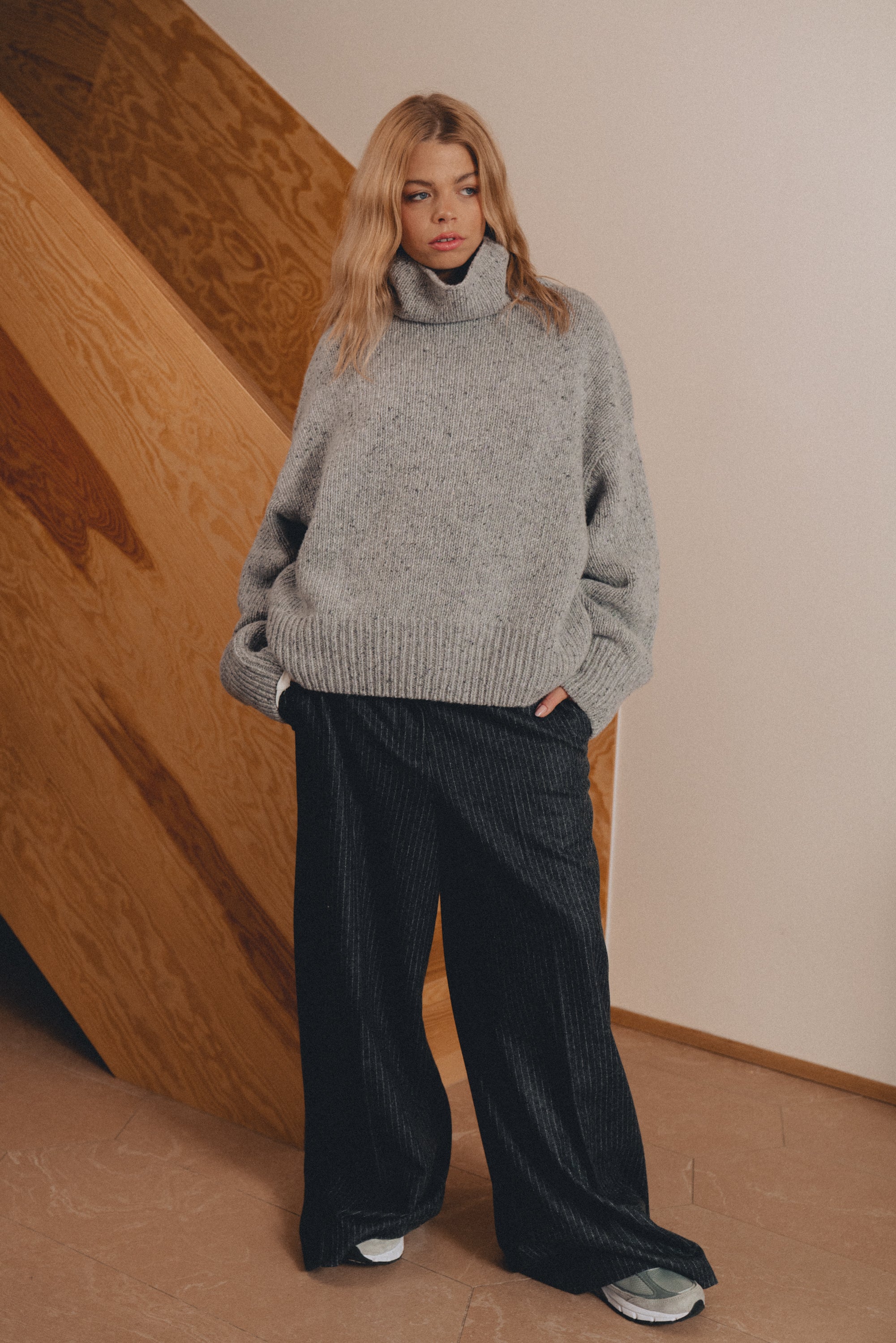 Spodnie Cossima Gray Stripes - 20
