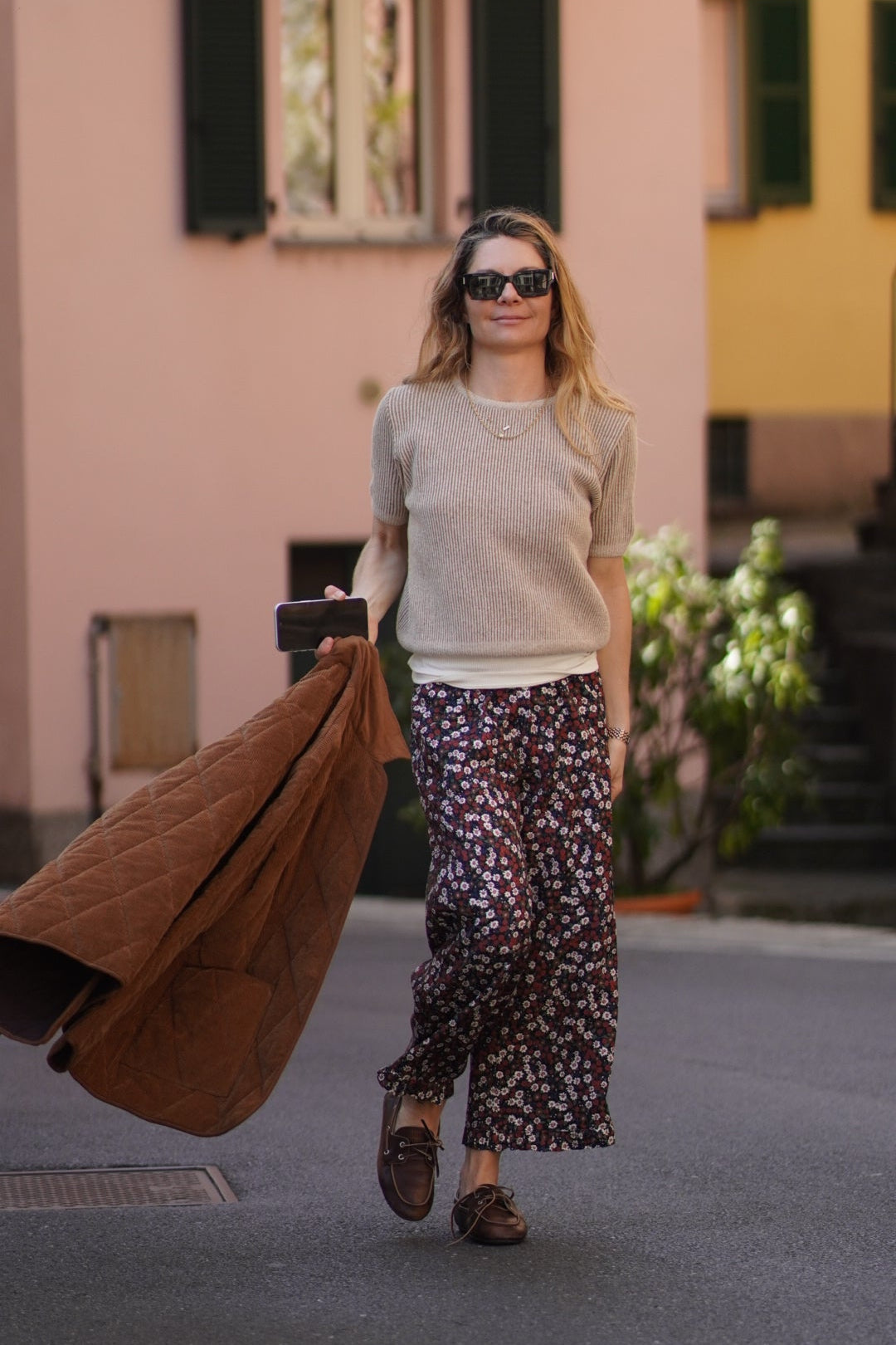 Hose Capri Wildflower Black