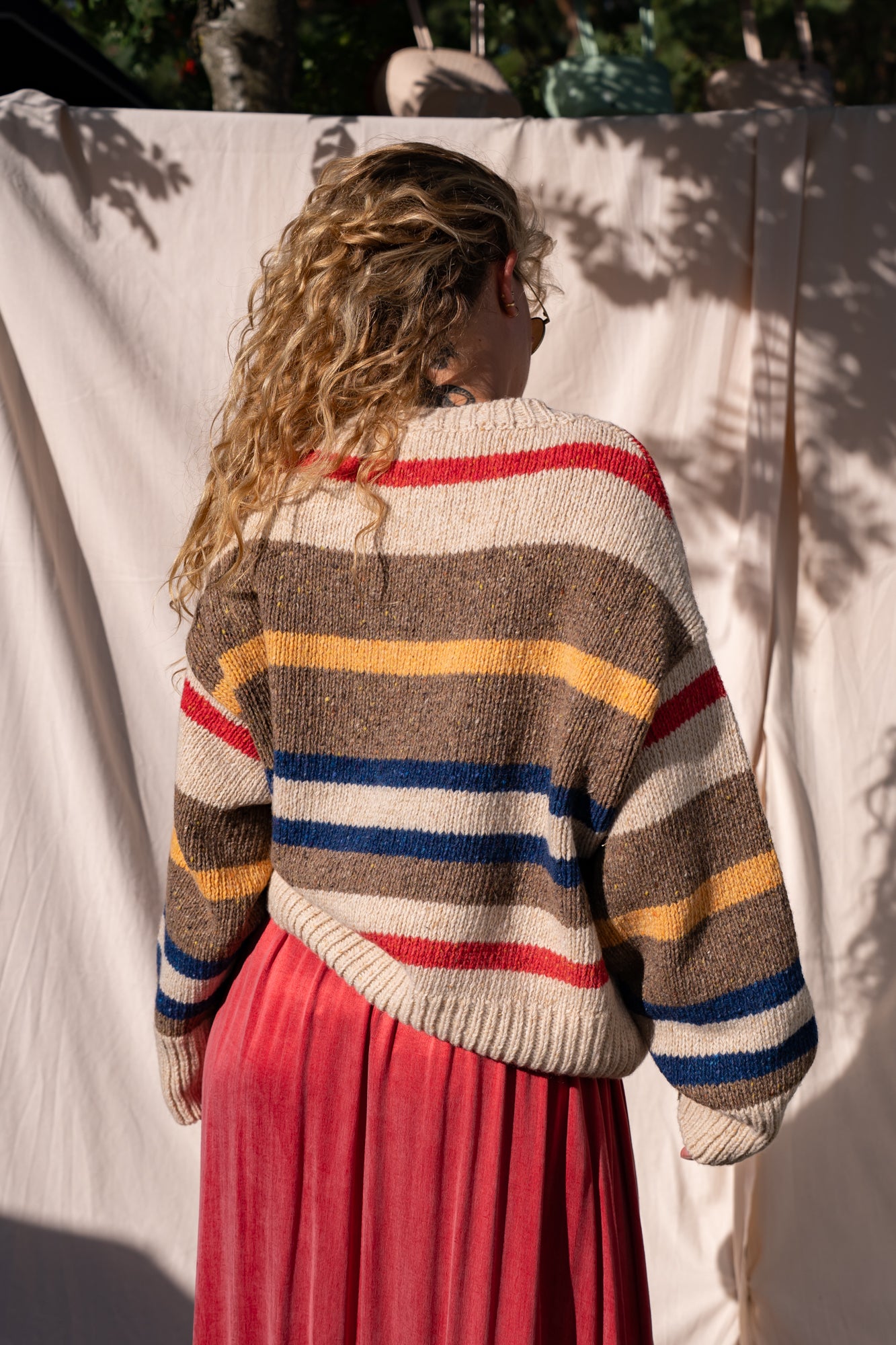 Cloud Pillow Stripes Sweater