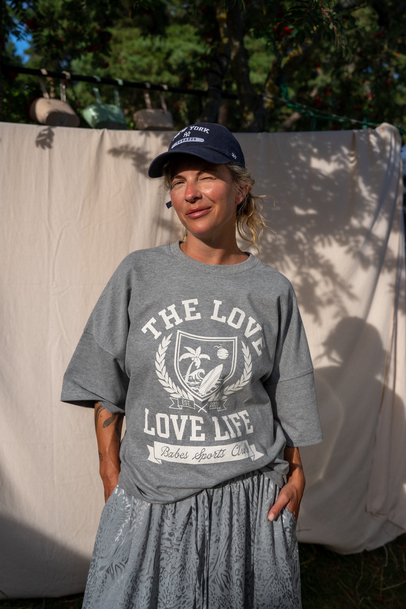 T-shirt West Grey Melange Club