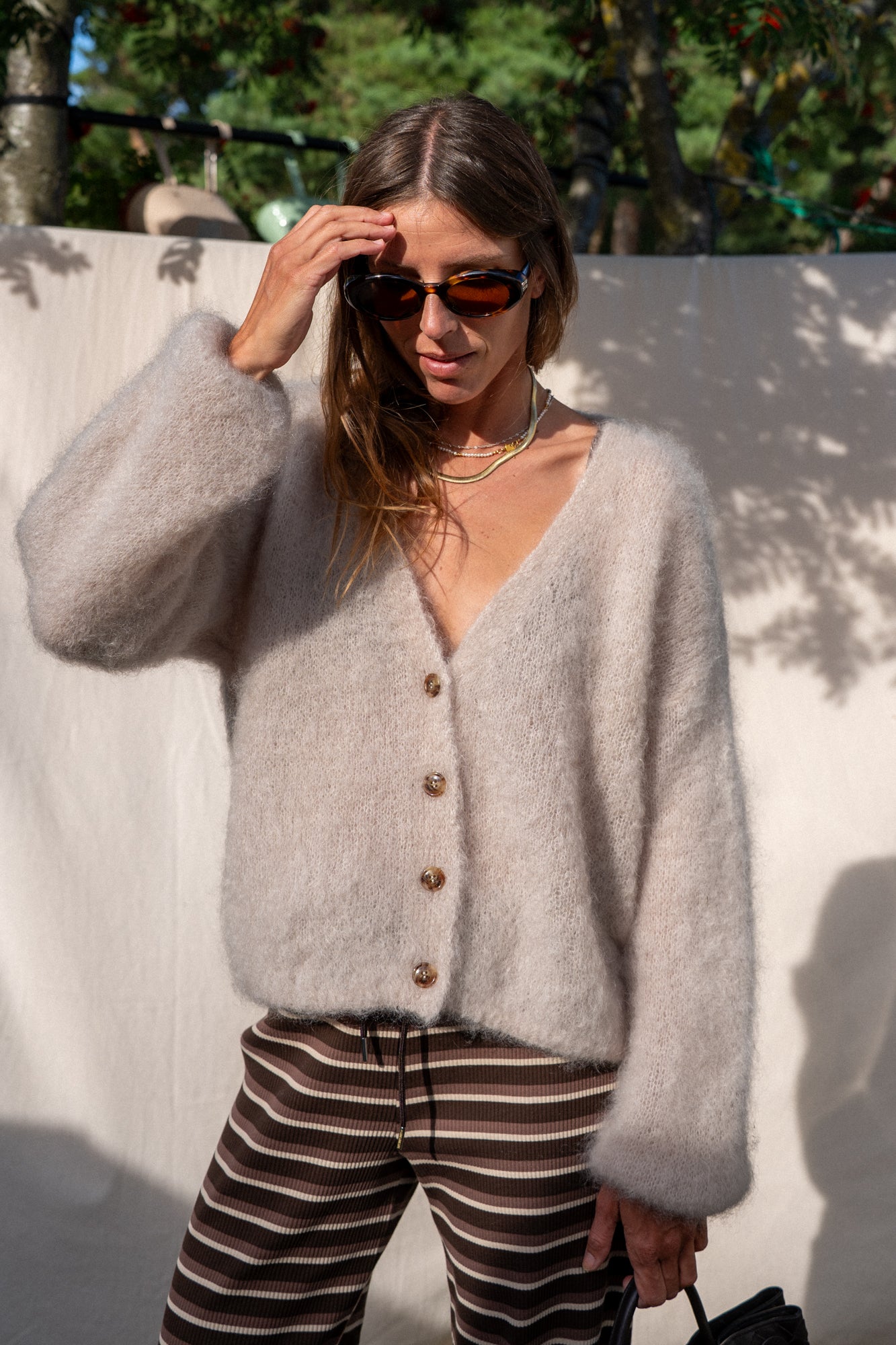 Dalvik Light Beige Cardigan