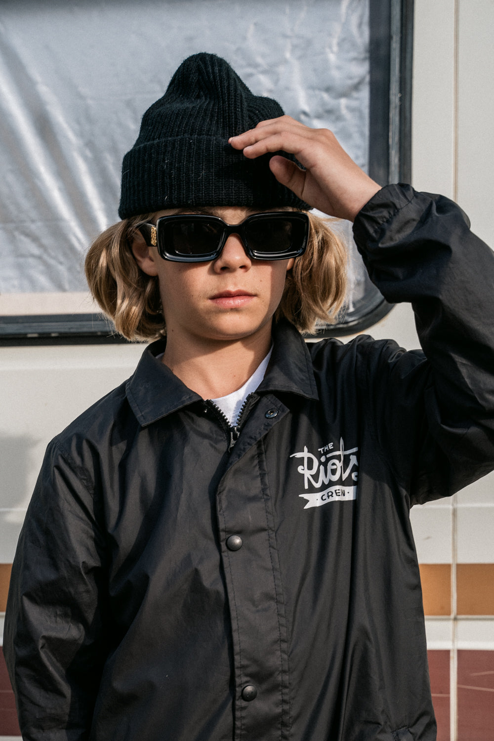 Czapka BEANIE G - BLACK The Riots - 3