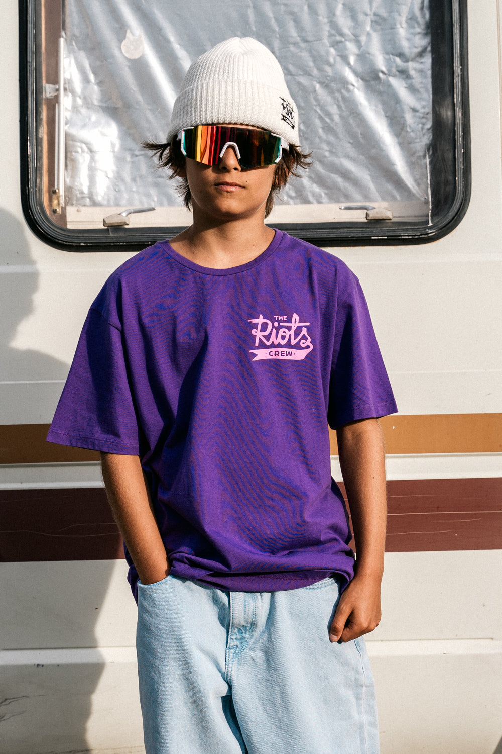 T-Shirt 2-MINDY pink logo The Riots - 3