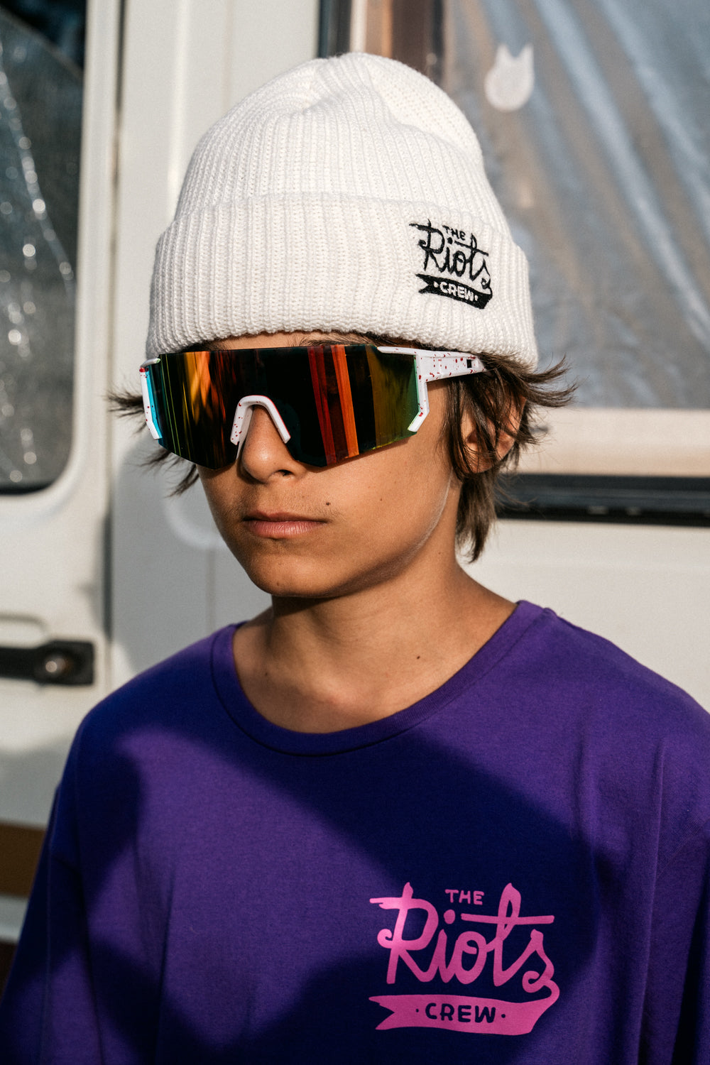 Czapka BEANIE G – OFF WHITE The Riots - 1
