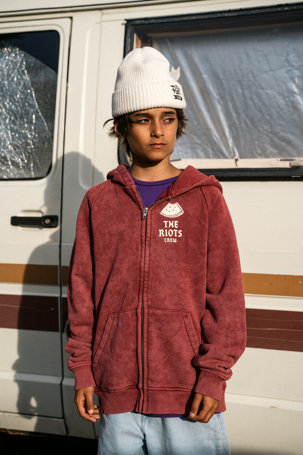 Bluza ROCKET AIR bordo The Riots - 1