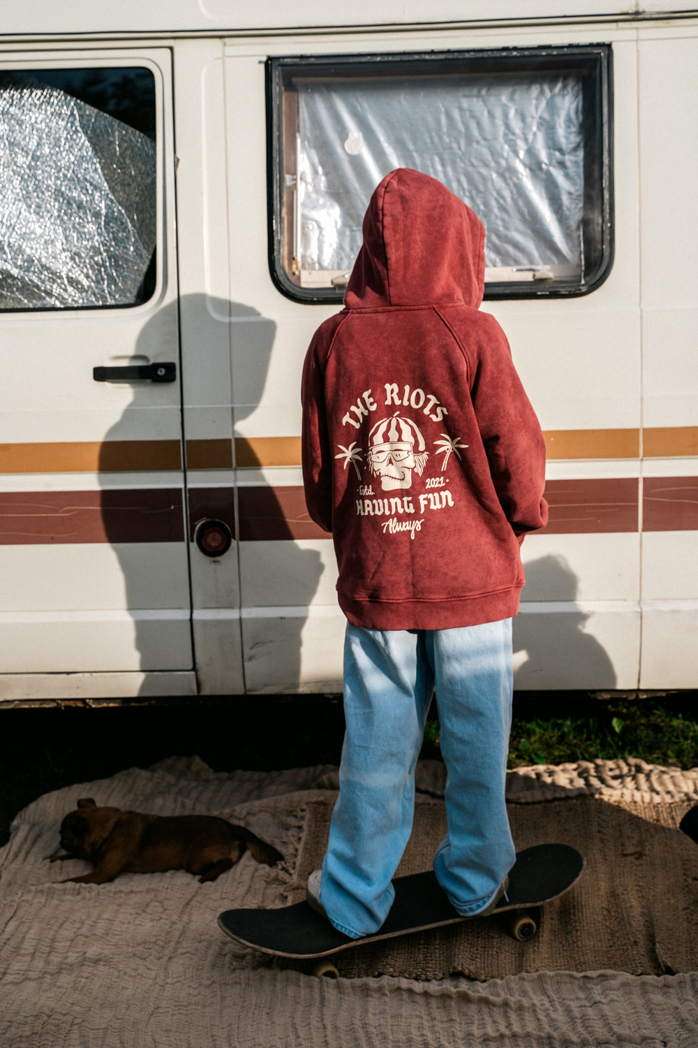 Bluza ROCKET AIR bordo The Riots - 5