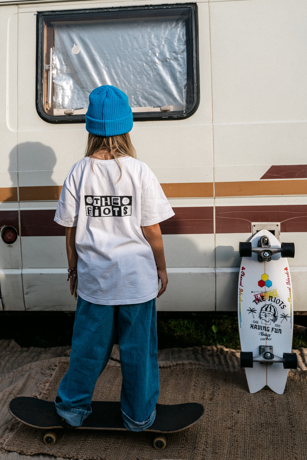T-shirt Venice White The Riots - 4