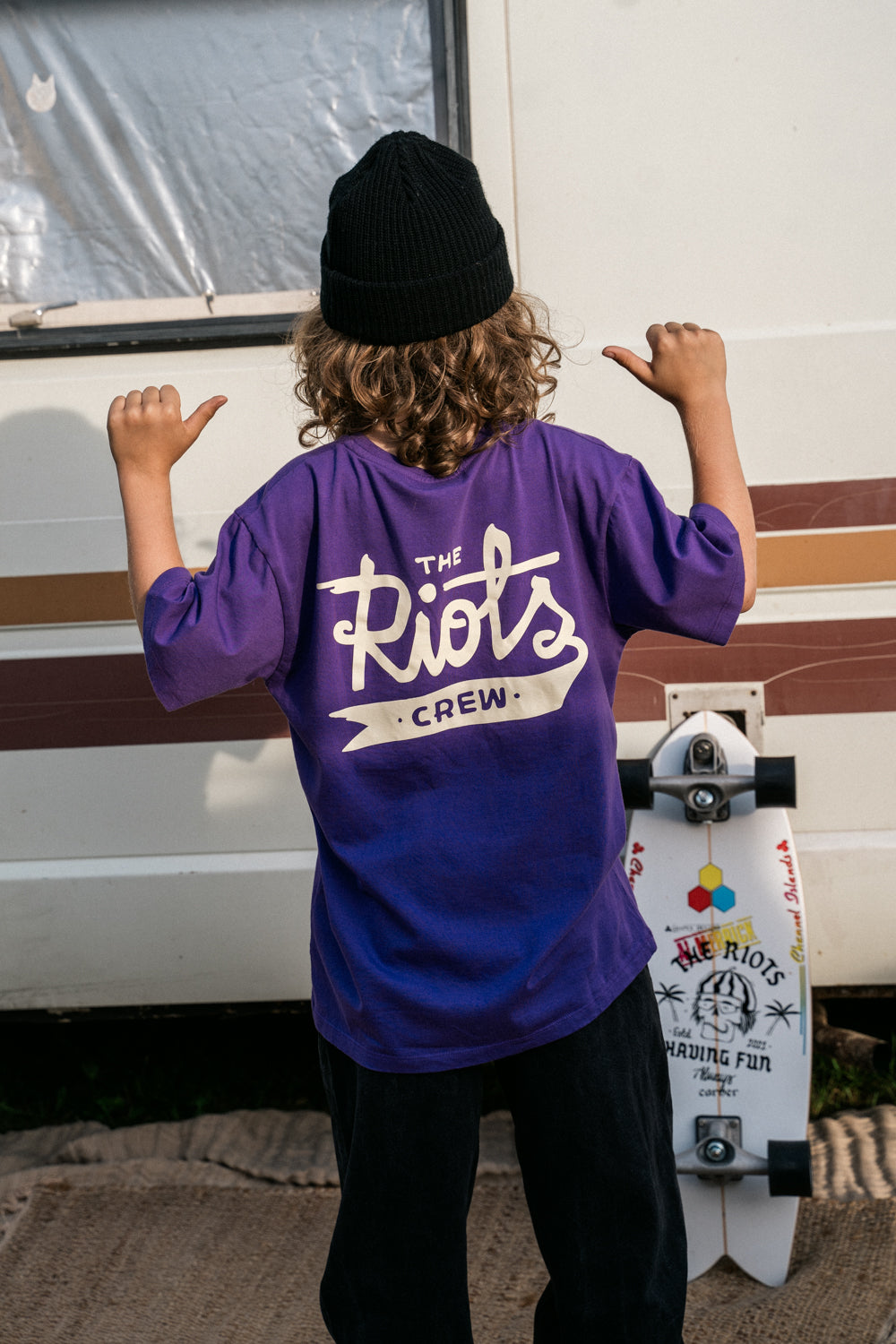 T-Shirt 2-MINDY off white logo The Riots - 4