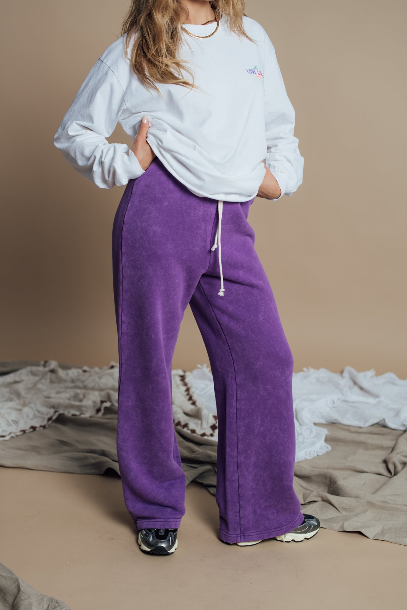 Spodnie Caorle Purple - 5