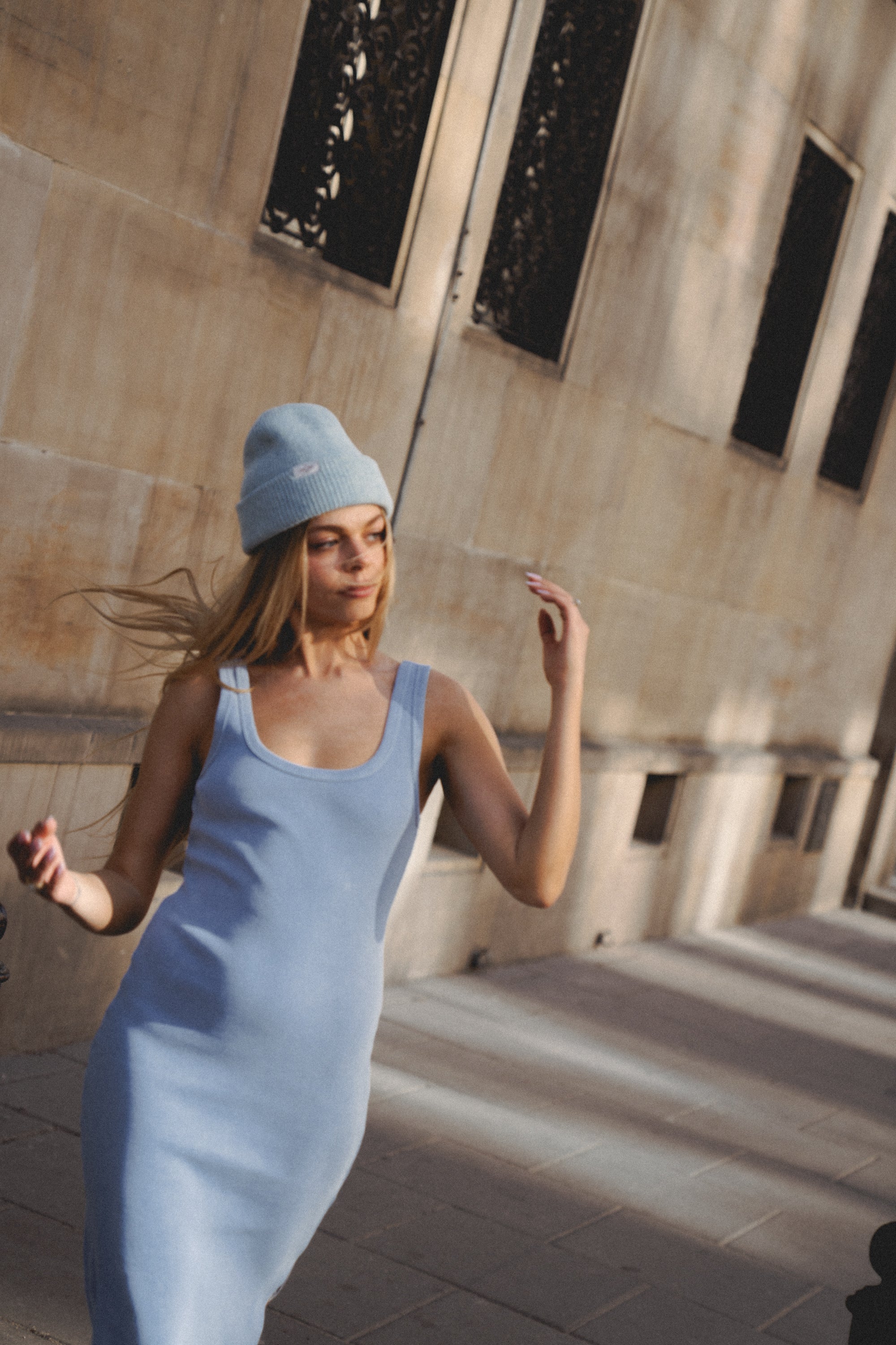 Dress Bari Dusty Blue
