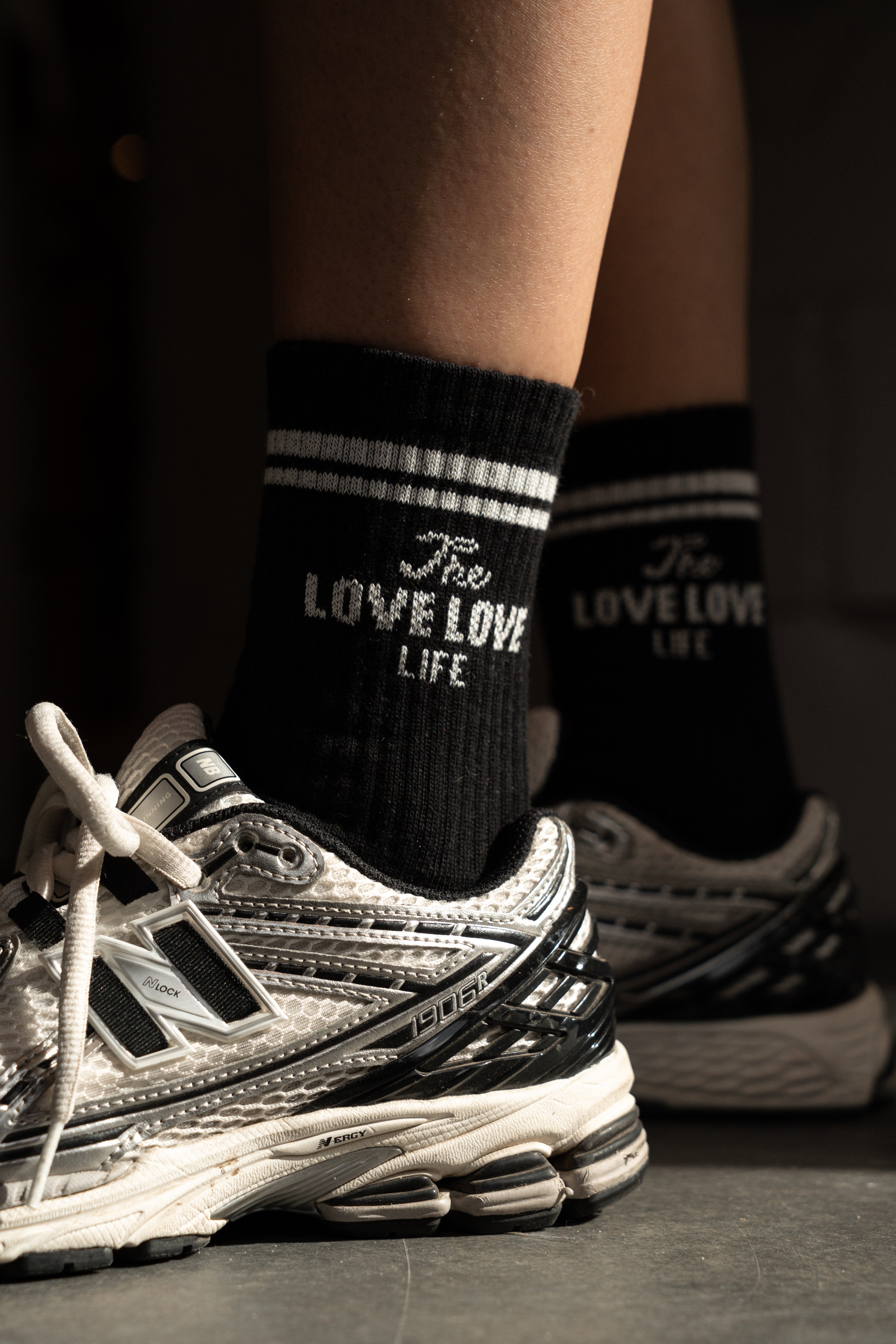 Lincoln B&W 2-pack Socks