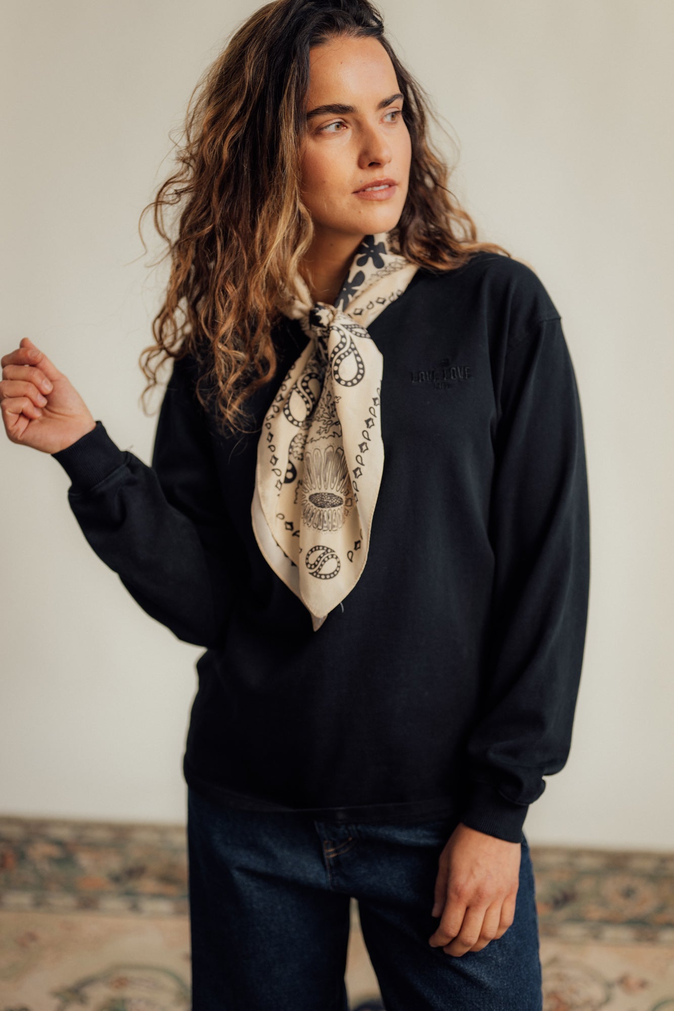 Bandana Bandi Flori Beige - 6