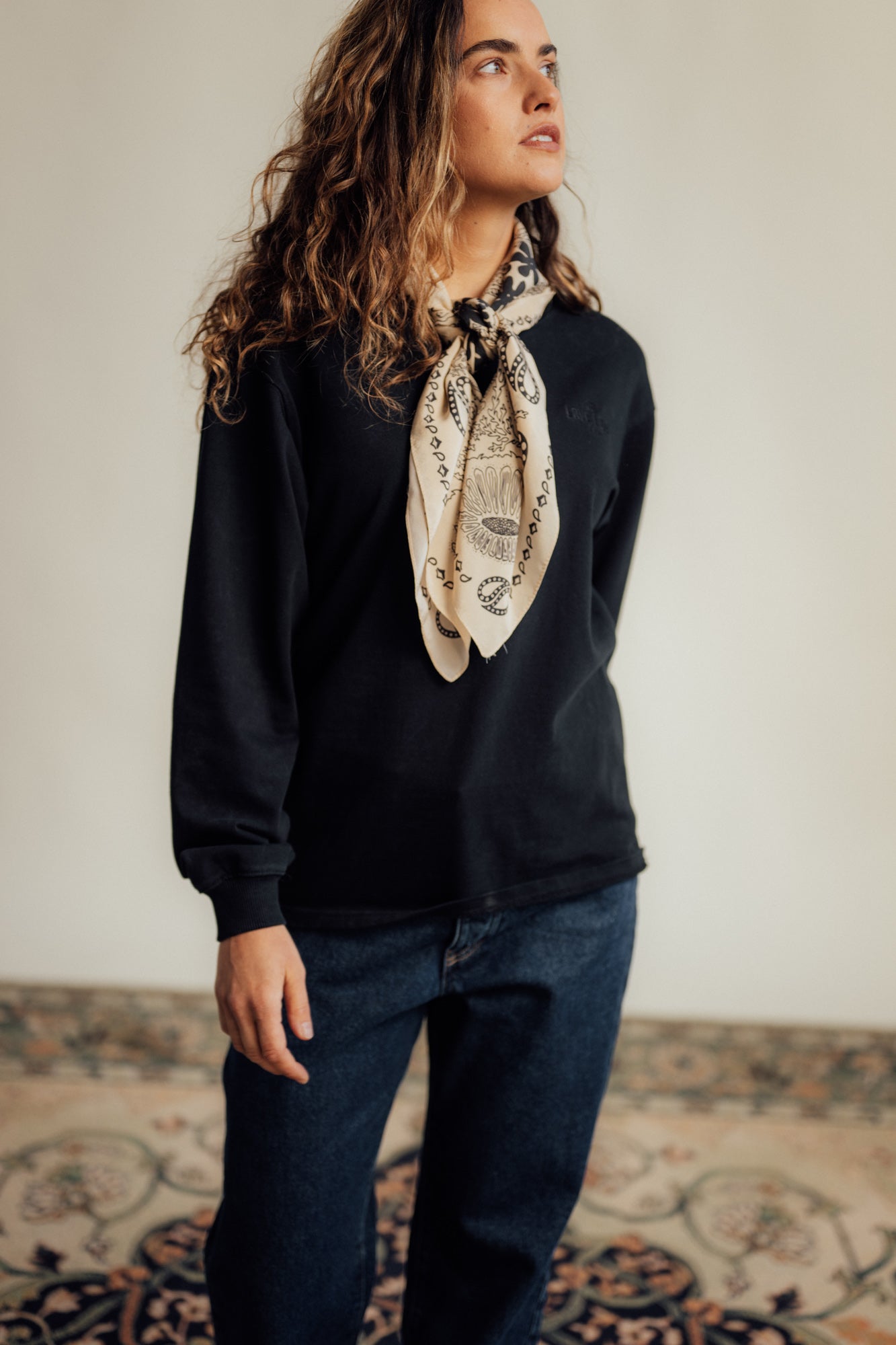 Bandana Bandi Flori Beige - 3