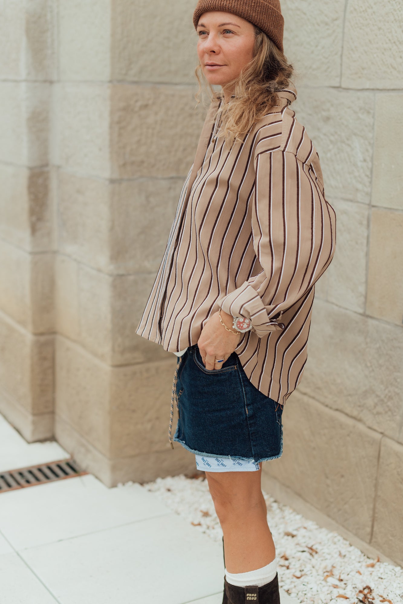Koszula Kylie Brown Stripes - 6