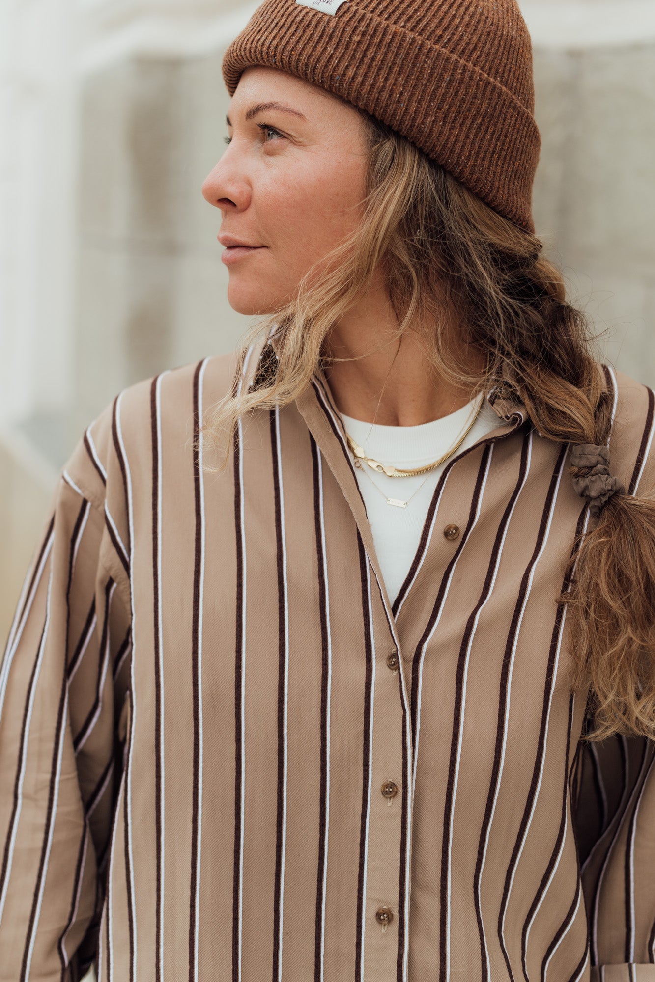 Koszula Kylie Brown Stripes - 3