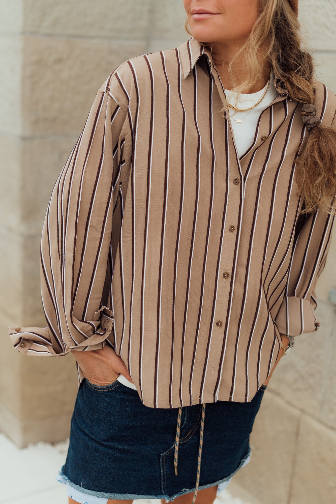 Koszula Kylie Brown Stripes - 8
