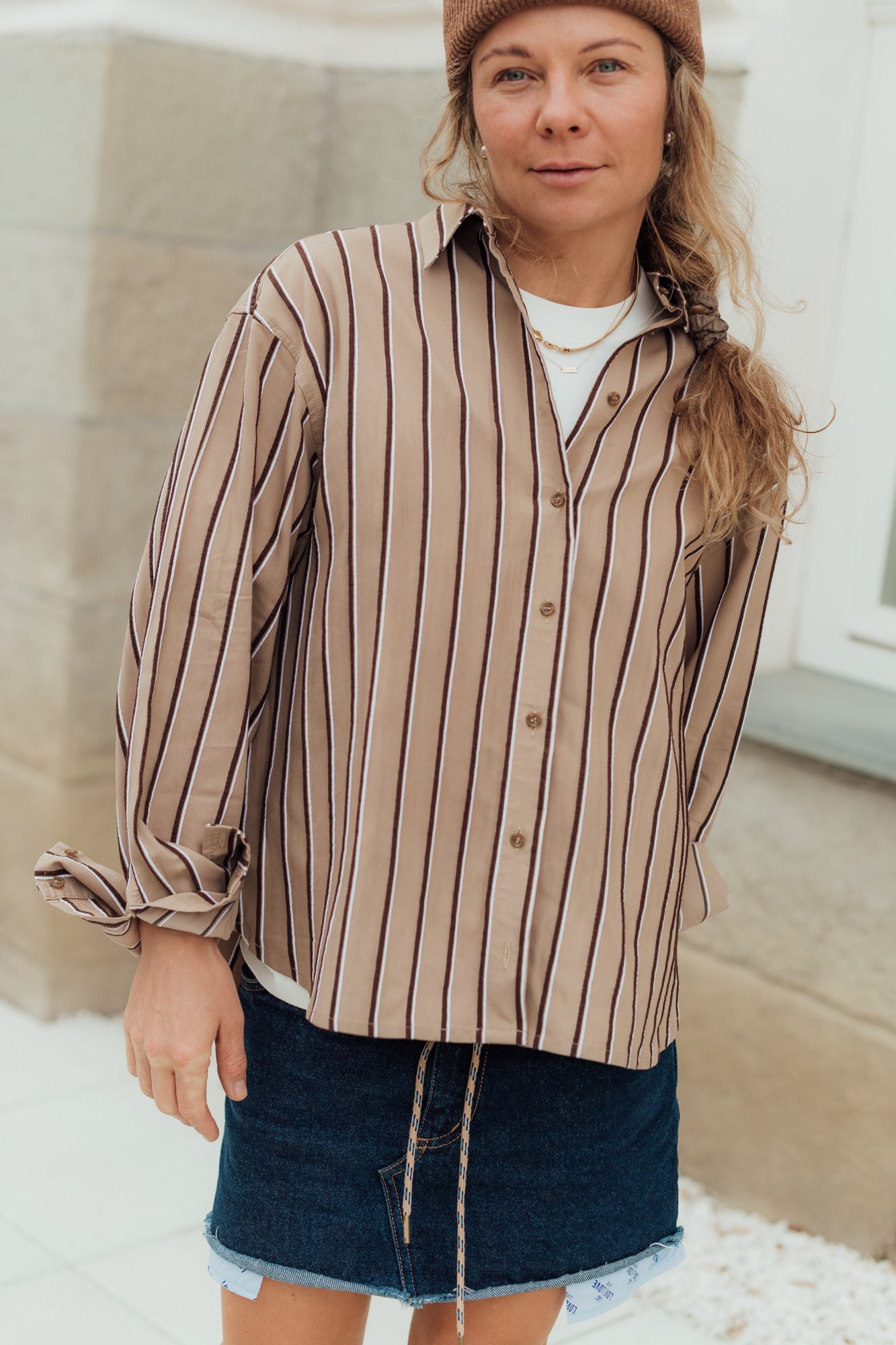 Koszula Kylie Brown Stripes - 9