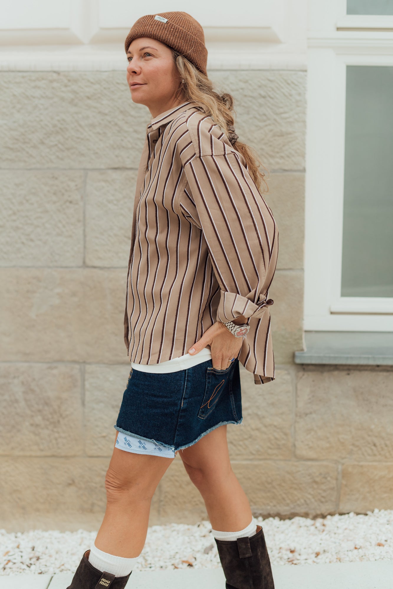 Koszula Kylie Brown Stripes - 12
