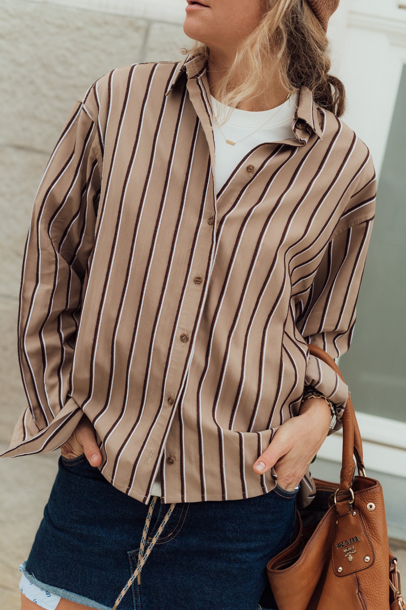 Koszula Kylie Brown Stripes - 17