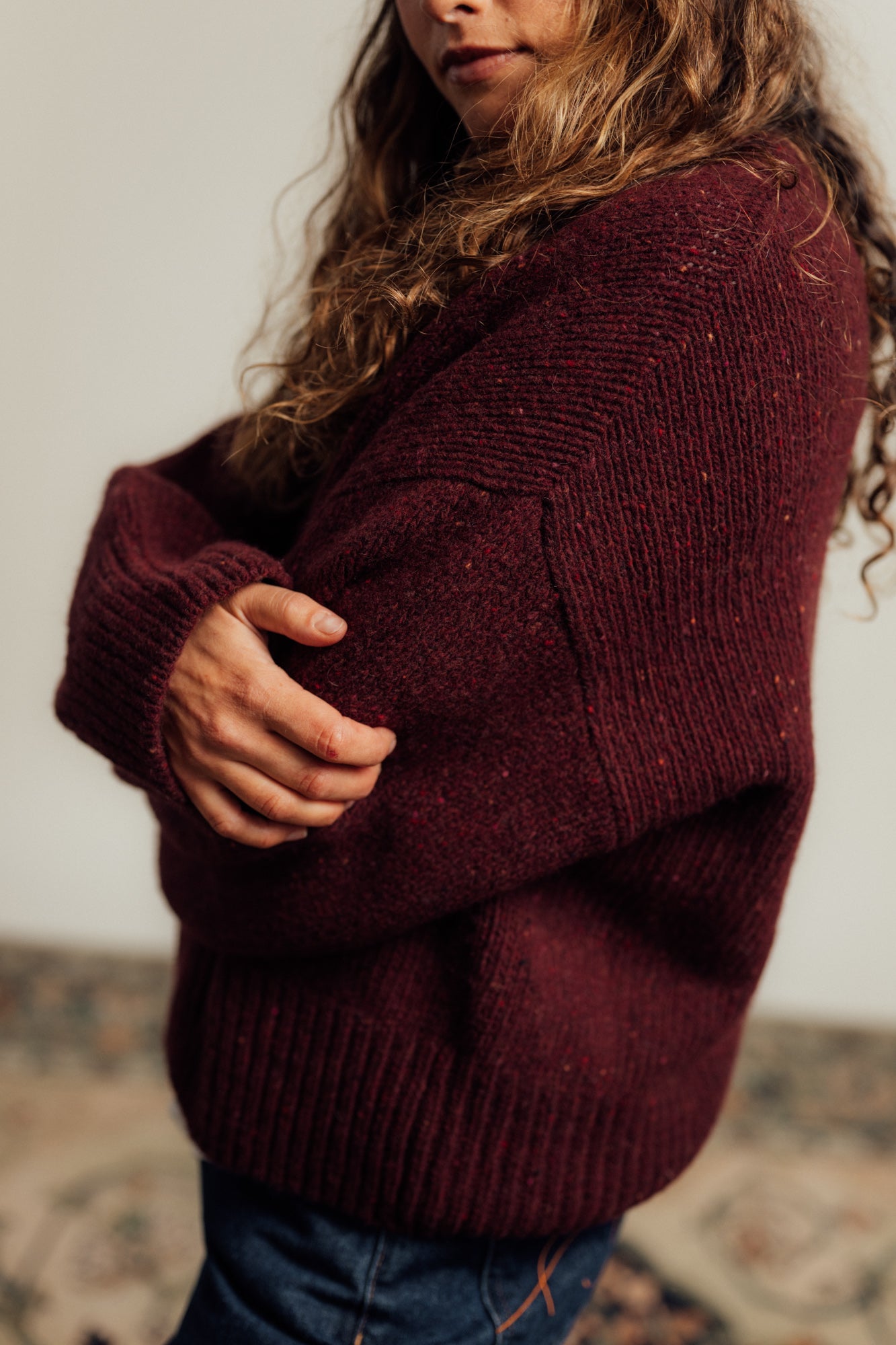 Sweter Cloud Burgundy - 11