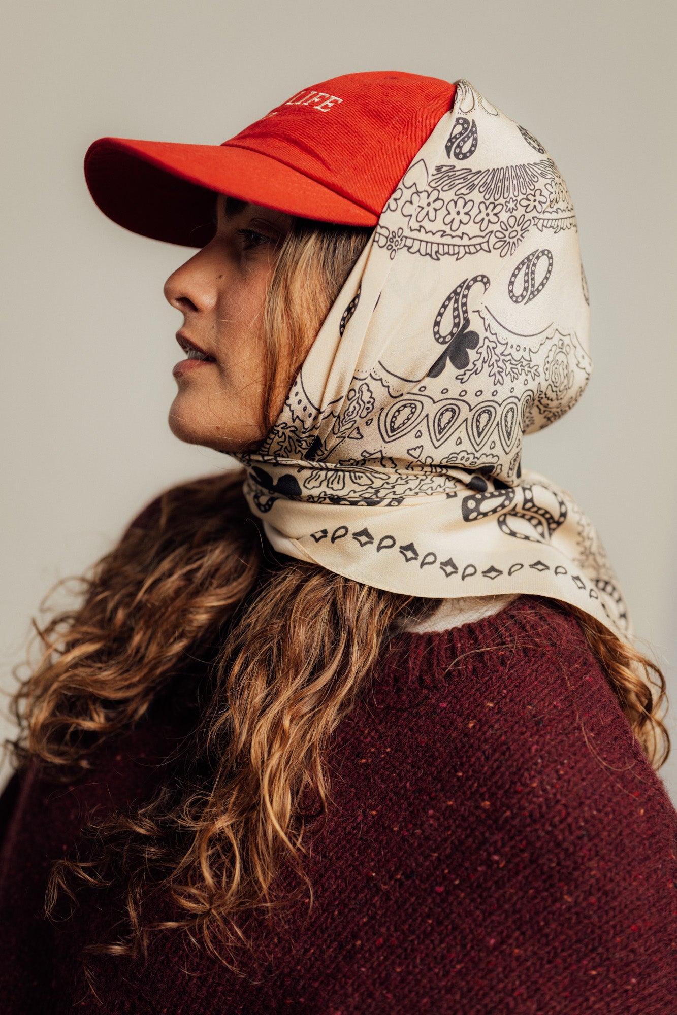 Bandana Bandi Flori Beige - 7