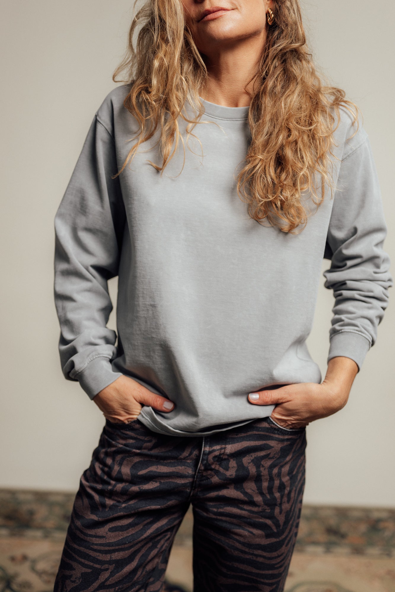 Longsleeve Toronto Light Gray - 1