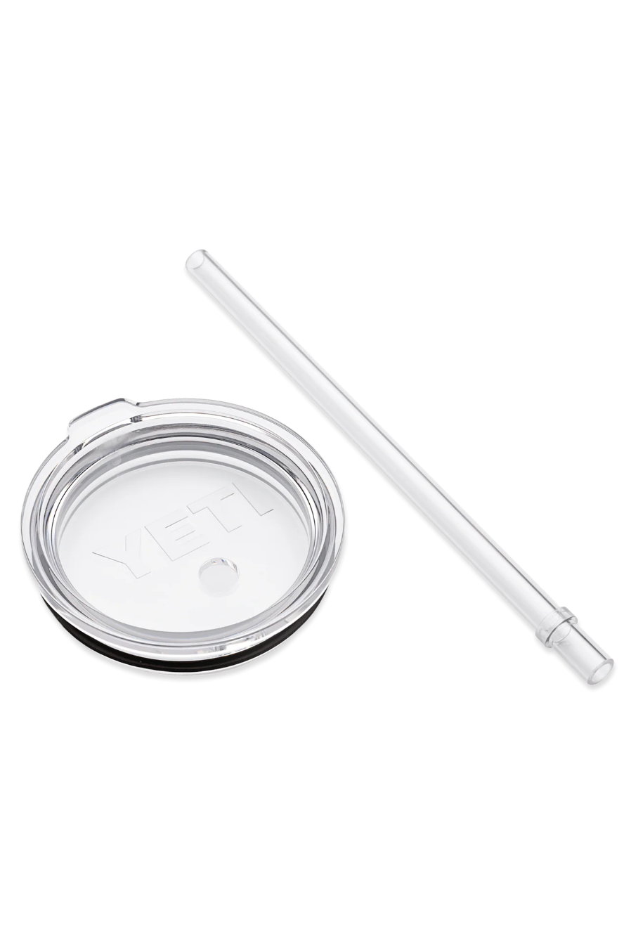 YETI RAMBLER TUMBLER 30 OZ STRAW LID. CLEAR