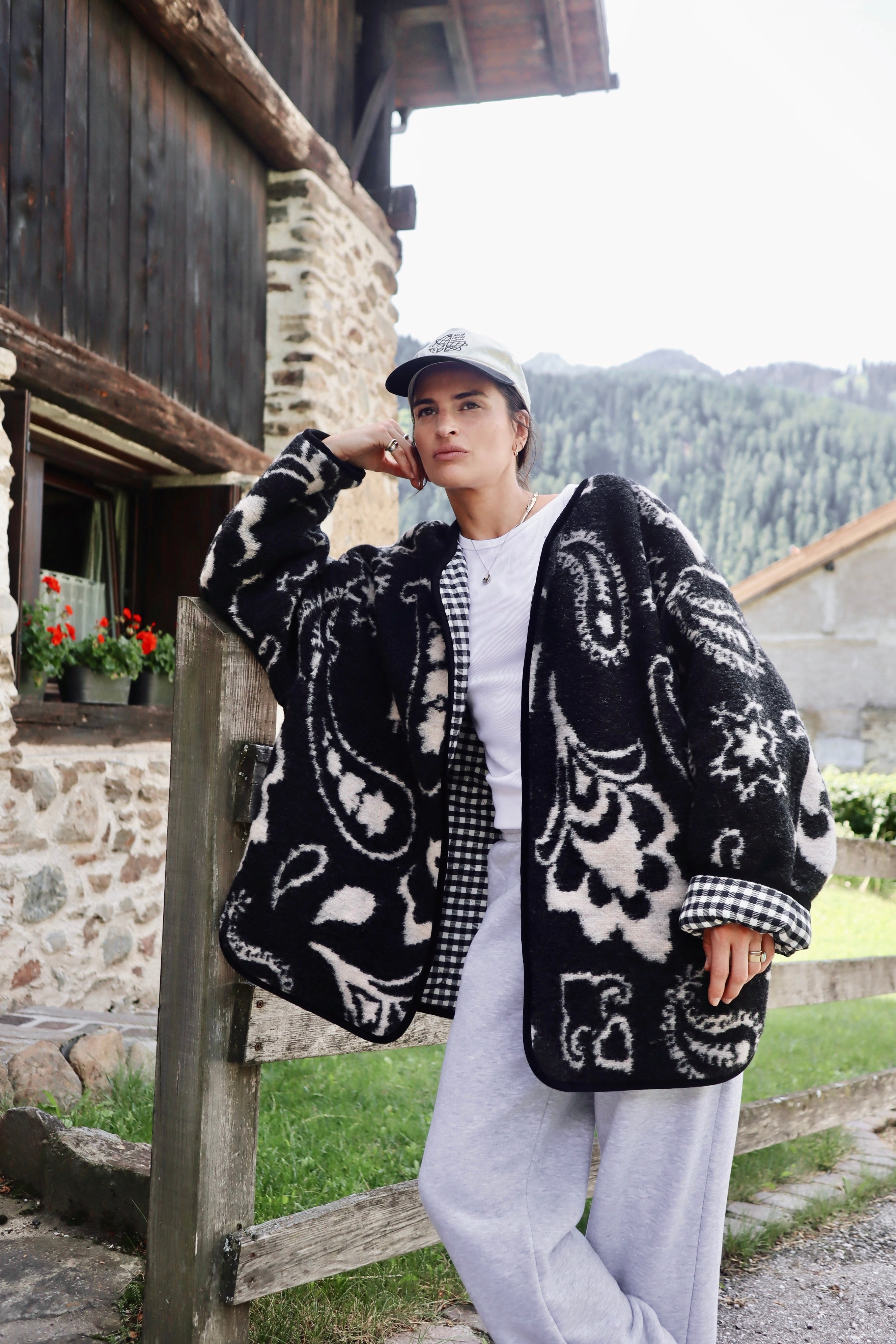 Kurtka Adana Paisley Black