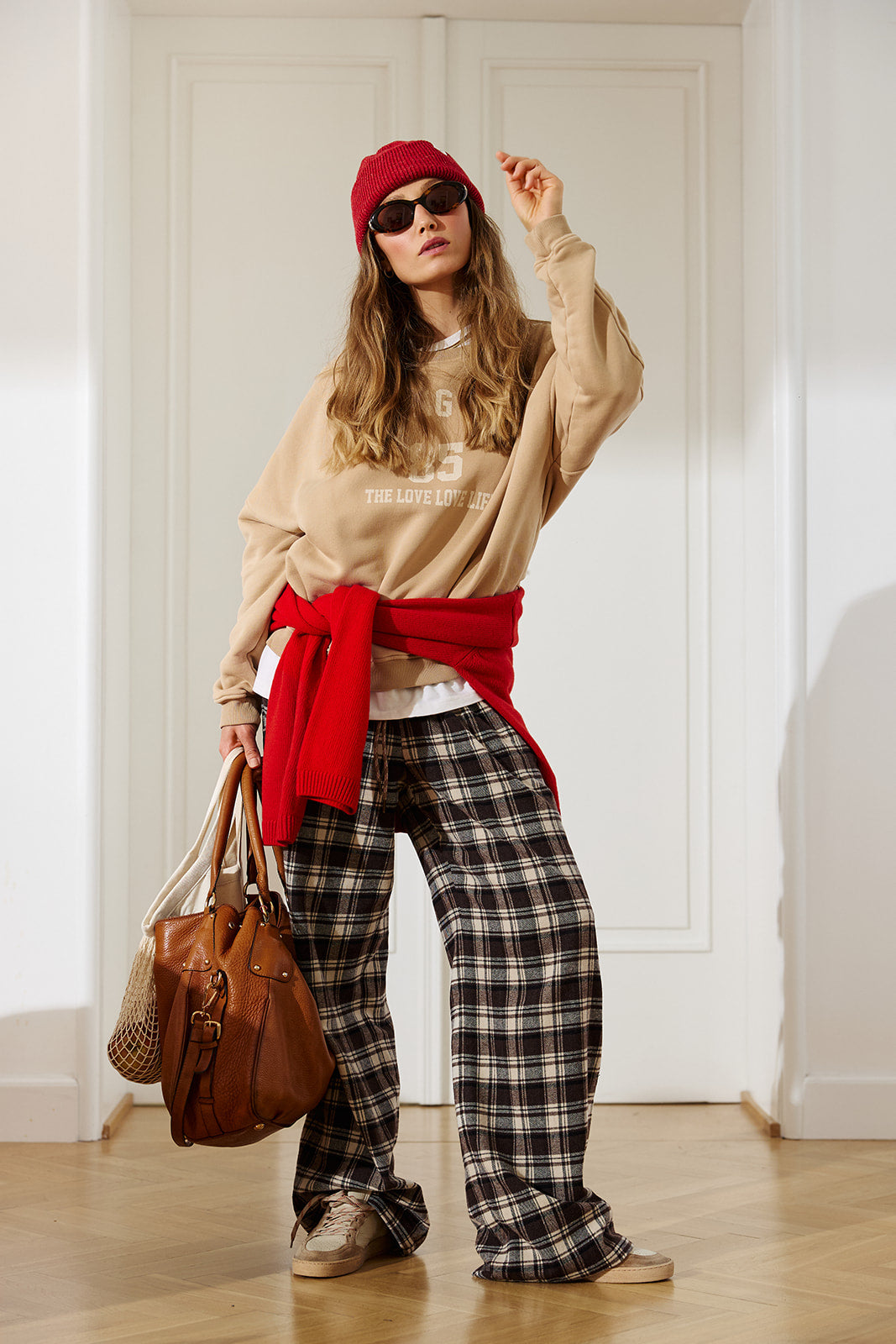 Hose Fall Brown Plaid